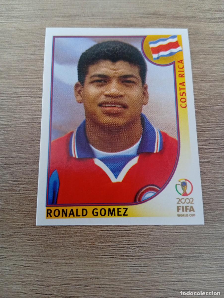 Cromos de f&uacute;tbol: RONALD GOMEZ 240 COSTA RICA MUNDIAL KOREA JAPON 2002 02 PANINI NUNCA PEGADO