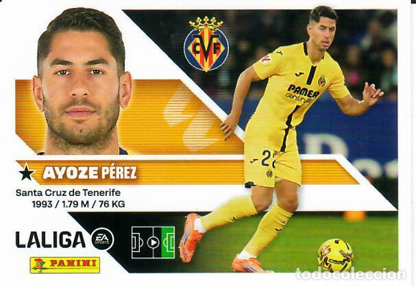 Cromos de f&uacute;tbol: CROMO PANINI LIGA ESTE 26 27 - N&ordm; 17 - AYOZE - VILLARREAL