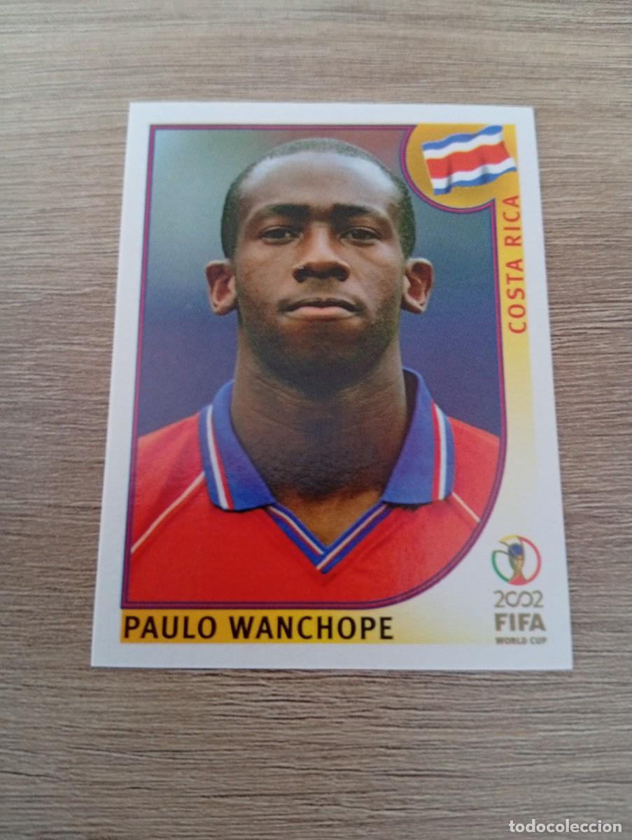 Cromos de f&uacute;tbol: PAULO WANCHOPE 238 COSTA RICA MUNDIAL KOREA JAPON 2002 02 PANINI NUNCA PEGADO