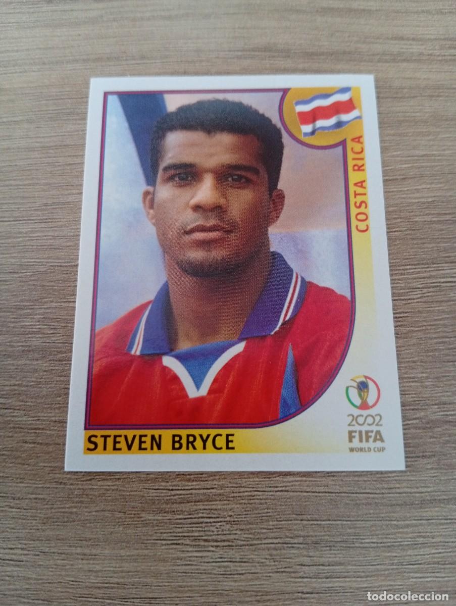 Football Stickers: STEVEN BRYCE 234 COSTA RICA MUNDIAL KOREA JAPON 2002 02 PANINI NUNCA PEGADO