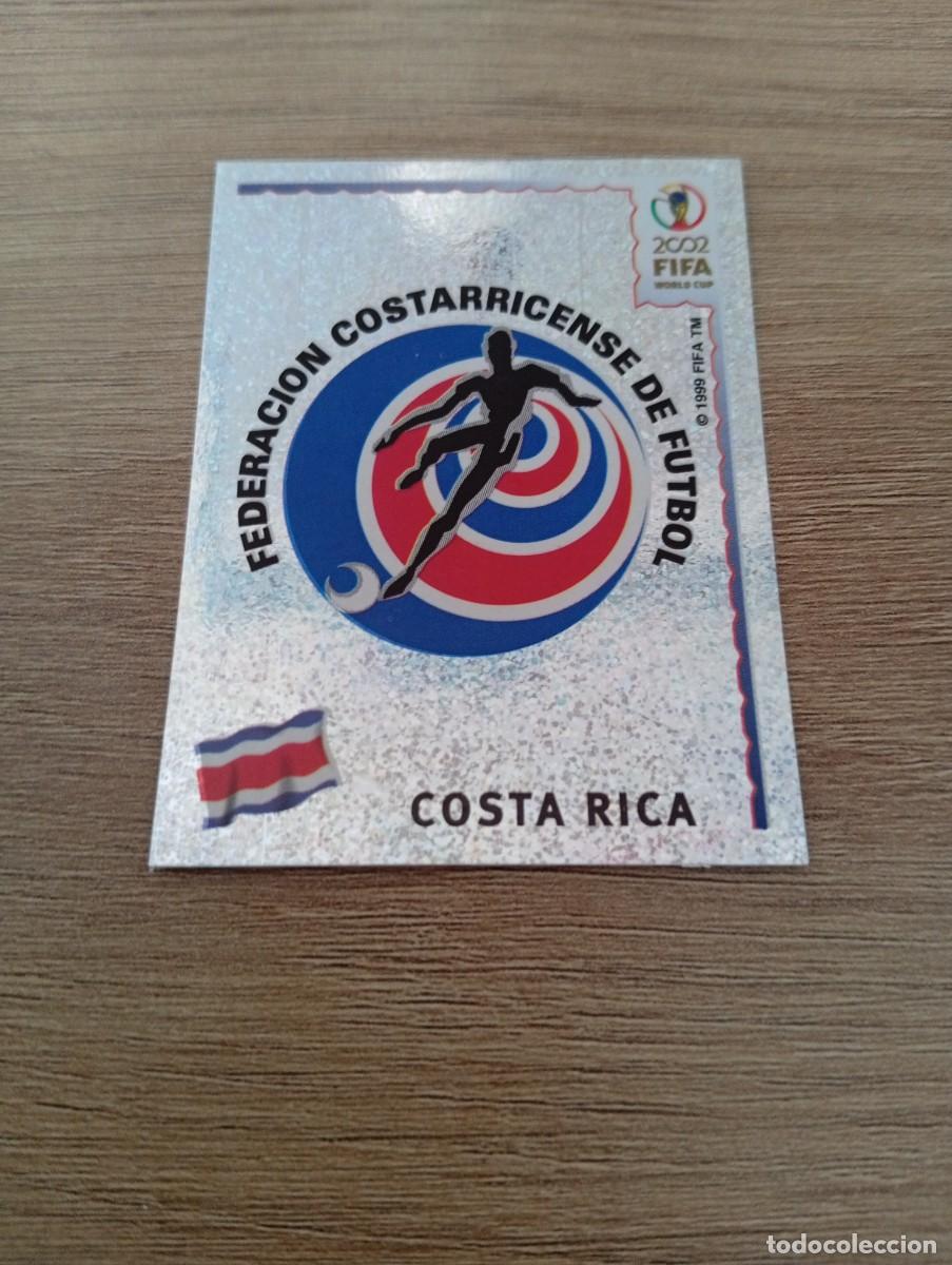 Football Stickers: ESCUDO 224 COSTA RICA MUNDIAL KOREA JAPON 2002 02 PANINI NUNCA PEGADO