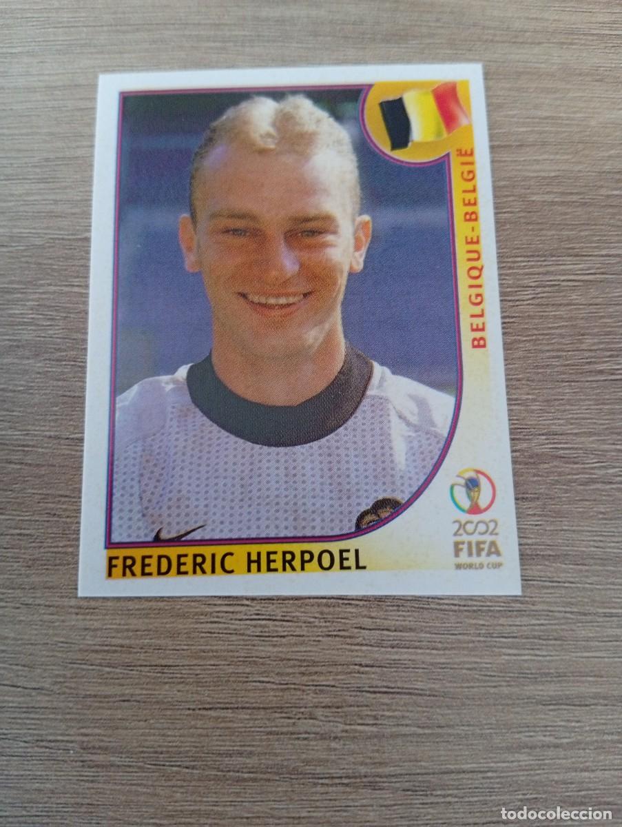 Football Stickers: FREDERIC HERPOEL 566 BELGICA MUNDIAL KOREA JAPON 2002 02 PANINI NUNCA PEGADO