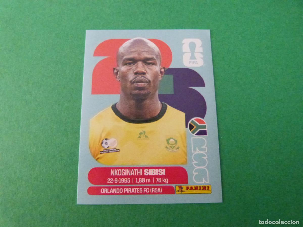 Cromos de f&uacute;tbol: CROMO FUTBOL SIBISI SUDAFRICA SIN PEGAR N&ordm; 10 RSA 10 MUNDIAL 2026 PANINI