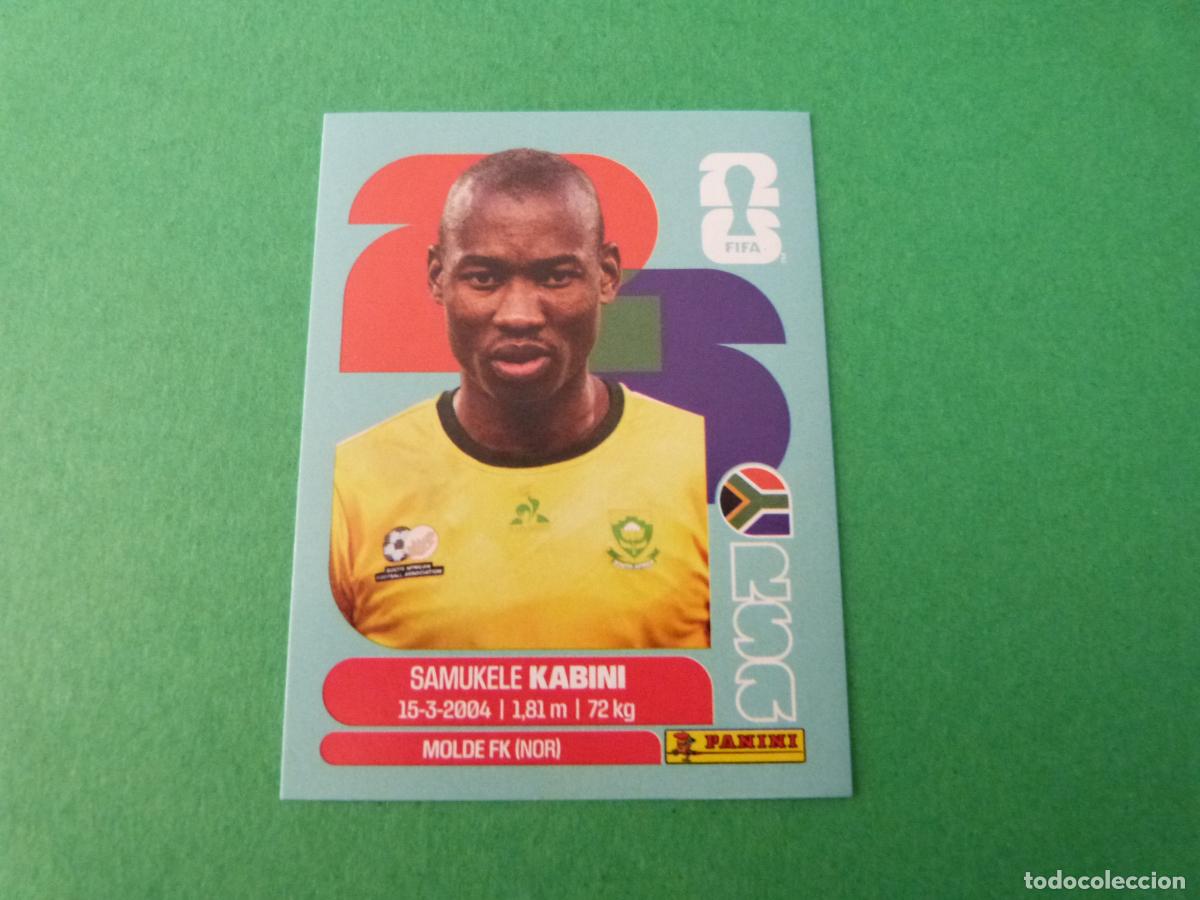 Cromos de f&uacute;tbol: CROMO FUTBOL KABINI SUDAFRICA SIN PEGAR N&ordm; 5 RSA 5 MUNDIAL 2026 PANINI