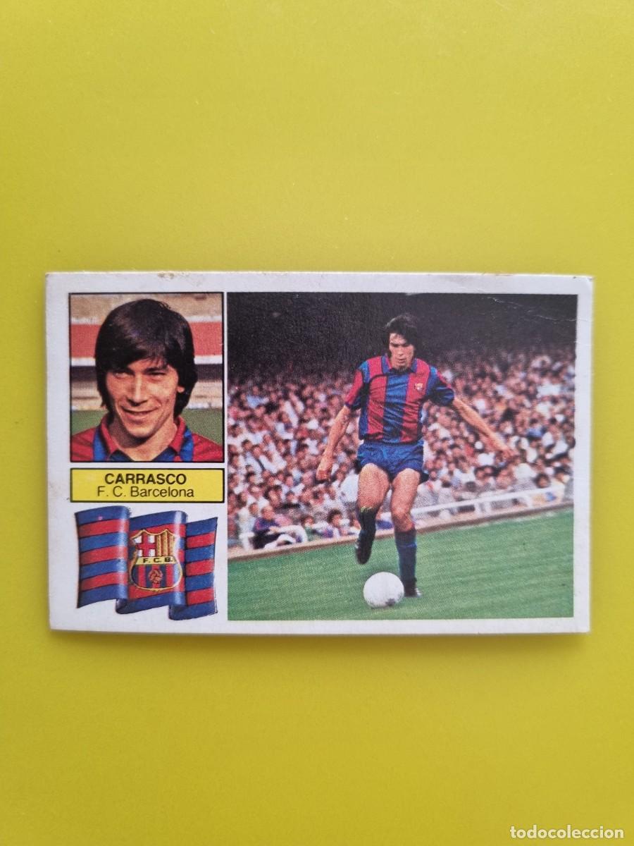 Cromos de f&uacute;tbol: CROMO DE F&Uacute;TBOL LIGA ESTE 82 83 1982 1983 CARRASCO DESPEGADO BARCELONA AR926