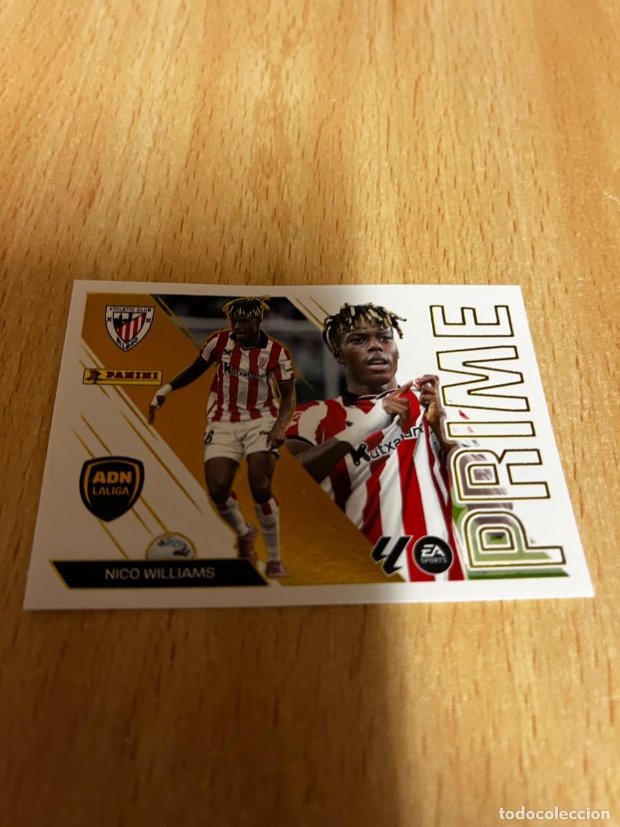 Cromos de f&uacute;tbol: LIGA ESTE 2026 2027 26 27 PANINI N&ordm; 10 NICO WILLIAMS ATHLETIC BILBAO ADN PRIME