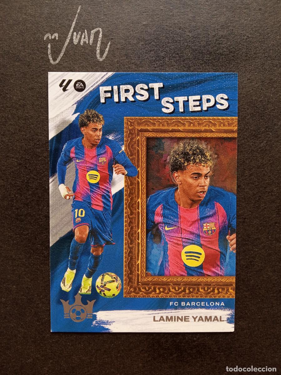 Cromos de f&uacute;tbol: N&ordm; 11 FIRST STEPS LAMINE YAMAL BARCELONA ⚽ PANINI &reg; AMERICA PITCH KINGS 2025 2026 LIGA FUTBOL 25 26