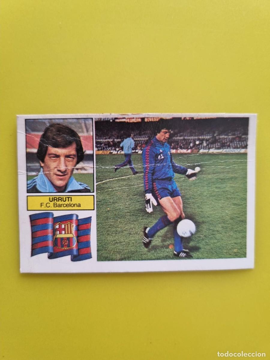 Cromos de f&uacute;tbol: CROMO DE F&Uacute;TBOL LIGA ESTE 82 83 1982 1983 URRUTICOECHEA DESPEGADO BARCELONA AR926