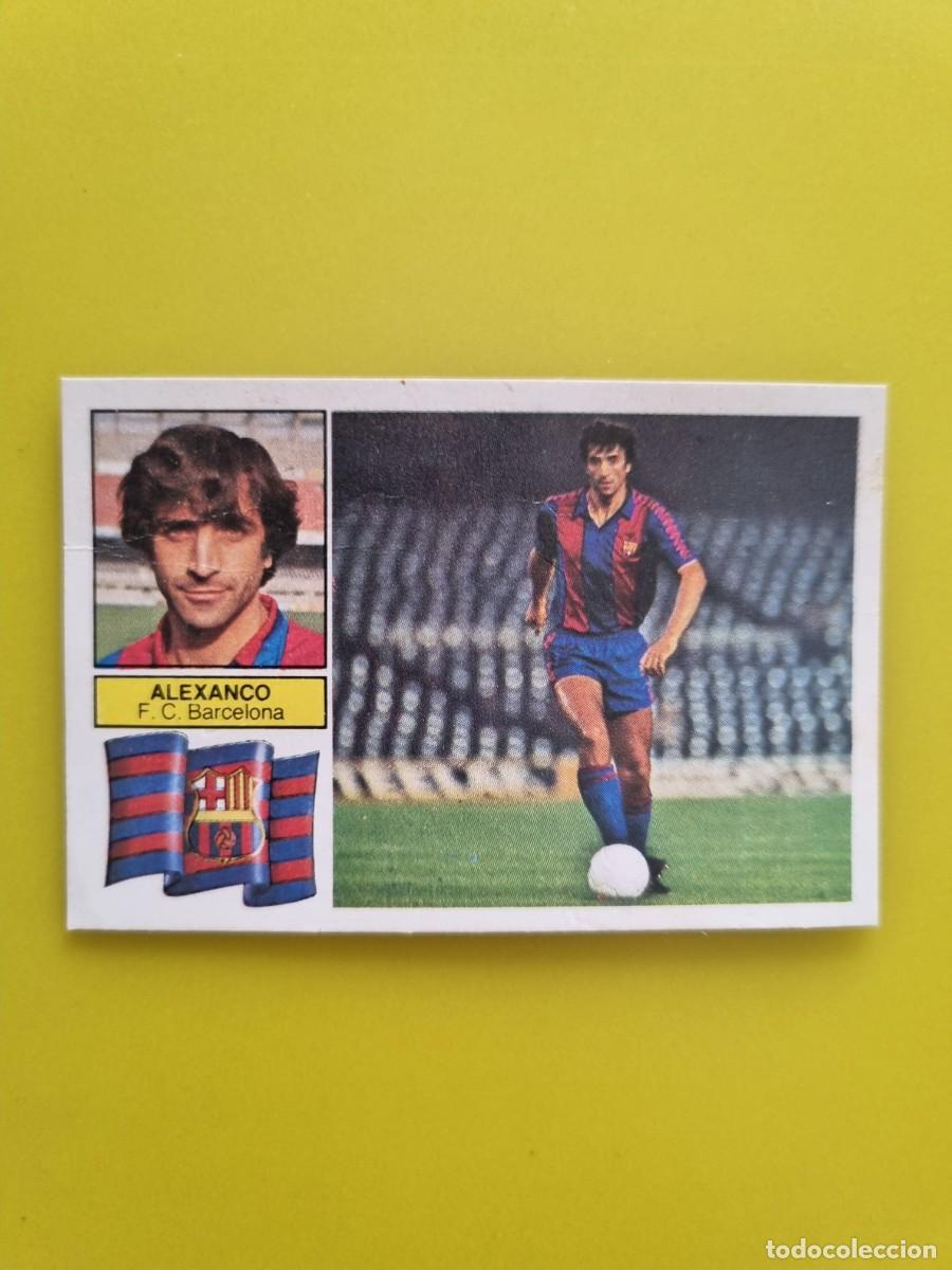 Cromos de f&uacute;tbol: CROMO DE F&Uacute;TBOL LIGA ESTE 82 83 1982 1983 ALEXANCO DESPEGADO BARCELONA AR926