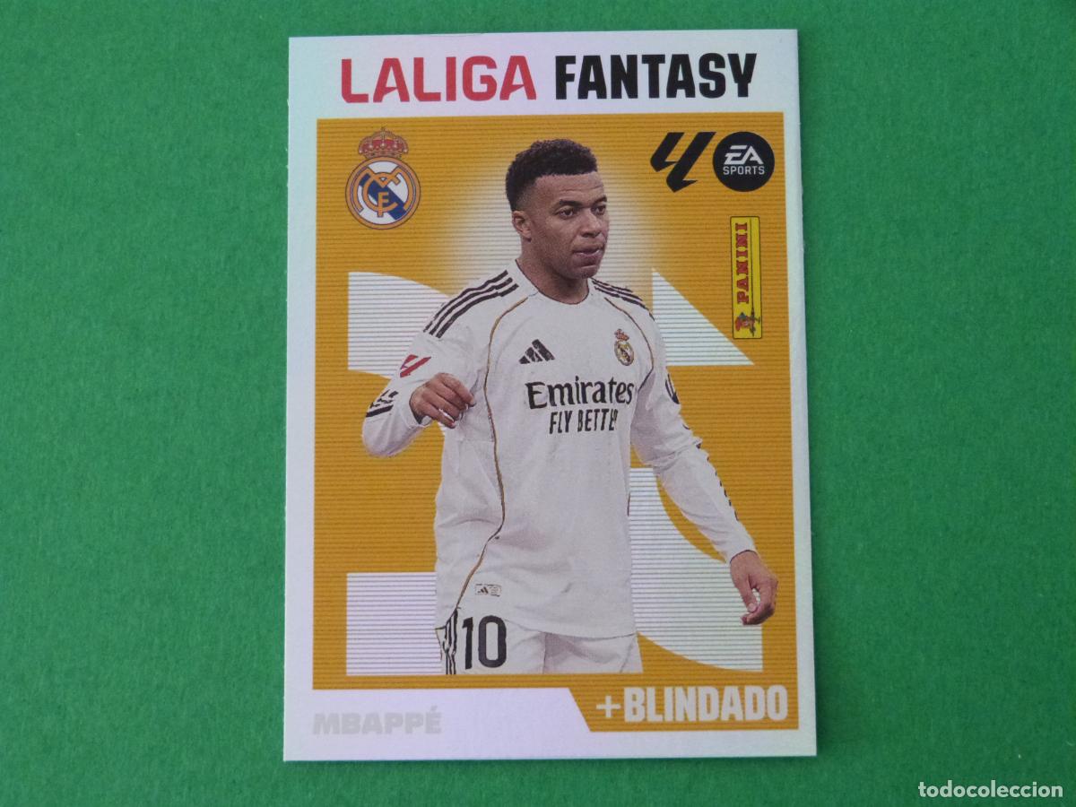 Cromos de f&uacute;tbol: CROMO FUTBOL MBAPPE REAL MADRID C.F. SIN PEGAR N&ordm; 9 FANTASY LIGA ESTE 2026-2027/26-27