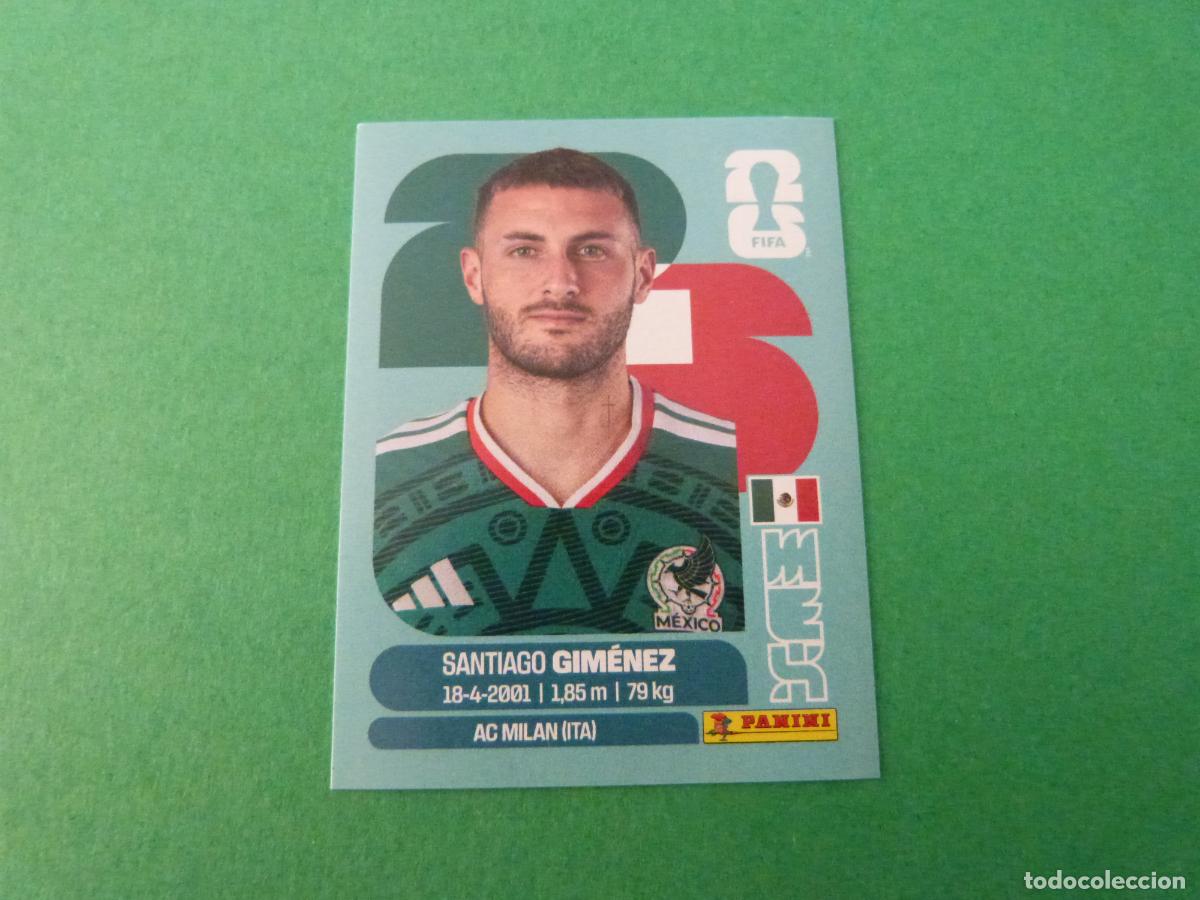 Football Stickers: CROMO FUTBOL GIMENEZ MEXICO SIN PEGAR N&ordm; 16 MEX 16 MUNDIAL 2026 PANINI
