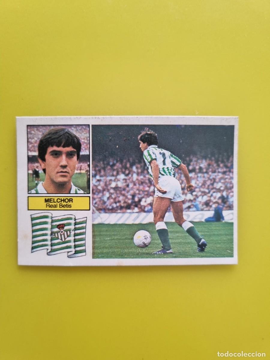 Football Stickers: CROMO DE F&Uacute;TBOL LIGA ESTE 82 83 1982 1983 MELCHOR DESPEGADO REAL BETIS AR926