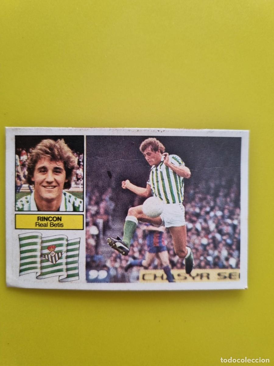 Football Stickers: CROMO DE F&Uacute;TBOL LIGA ESTE 82 83 1982 1983 RINCON DESPEGADO REAL BETIS AR926