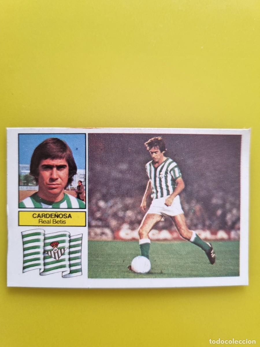 Football Stickers: CROMO DE F&Uacute;TBOL LIGA ESTE 82 83 1982 1983 CARDE&Ntilde;OSA DESPEGADO REAL BETIS AR926