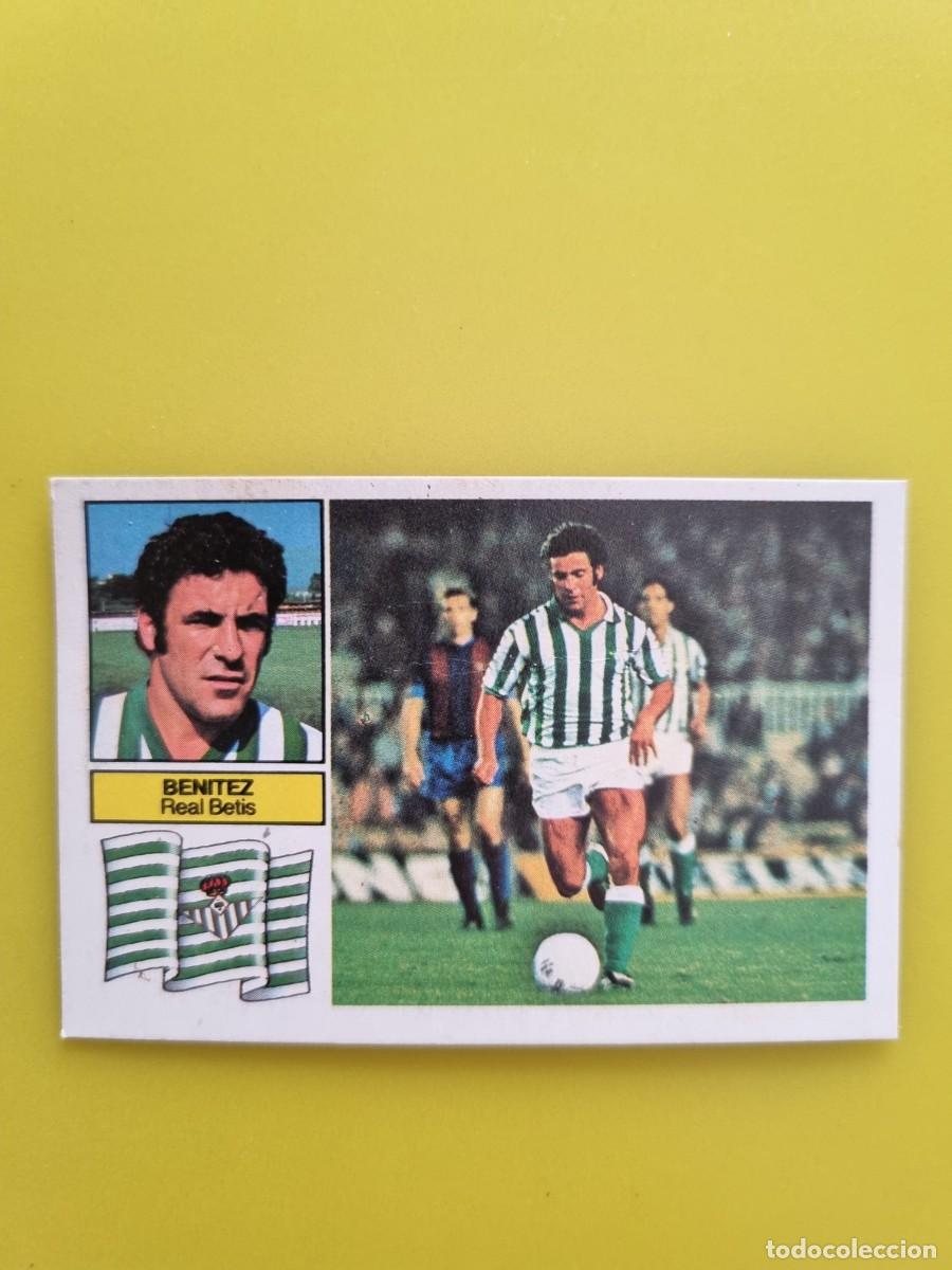 Cromos de Futebol: CROMO DE F&Uacute;TBOL LIGA ESTE 82 83 1982 1983 BENITEZ DESPEGADO REAL BETIS AR926