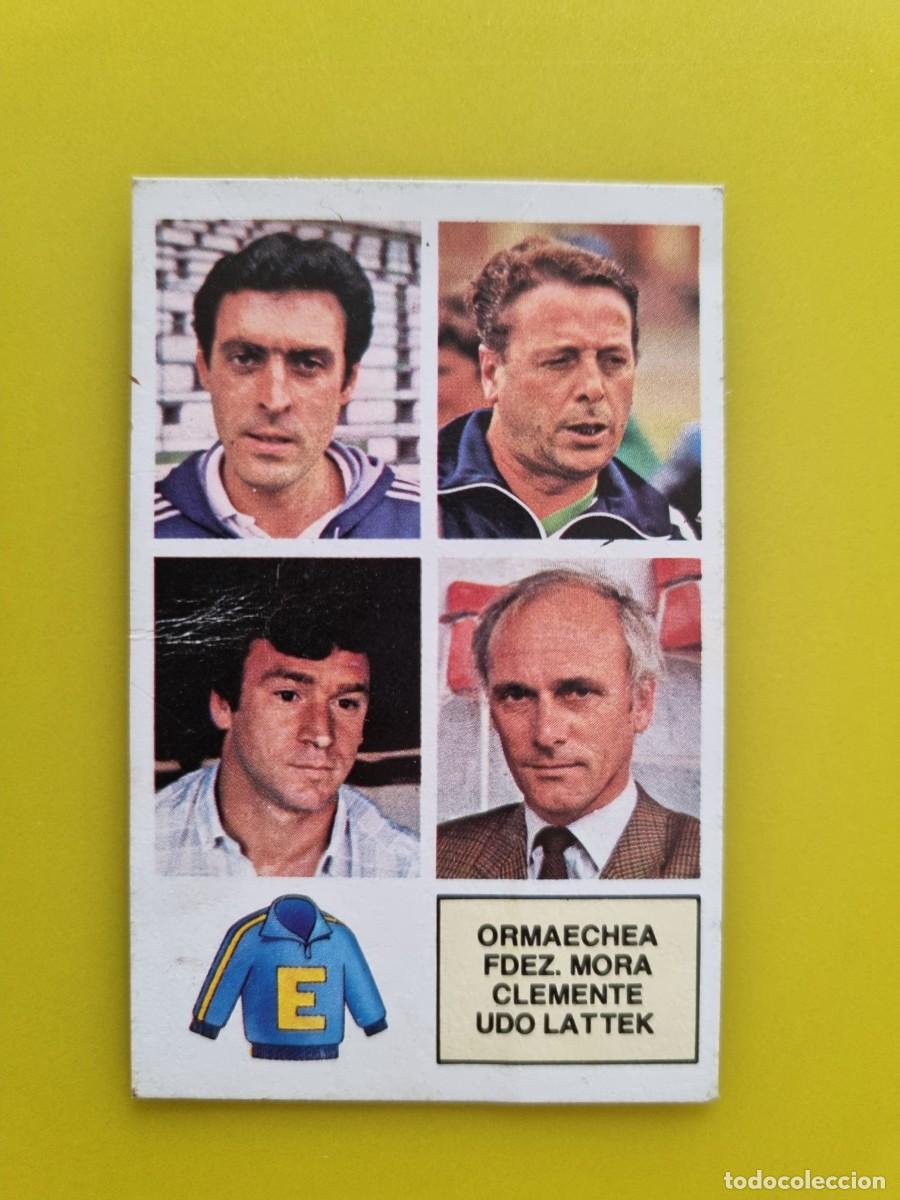 Cromos de f&uacute;tbol: CROMO DE F&Uacute;TBOL LIGA ESTE 82 83 1982 1983 ENTRENADORES DESPEGADO AR926