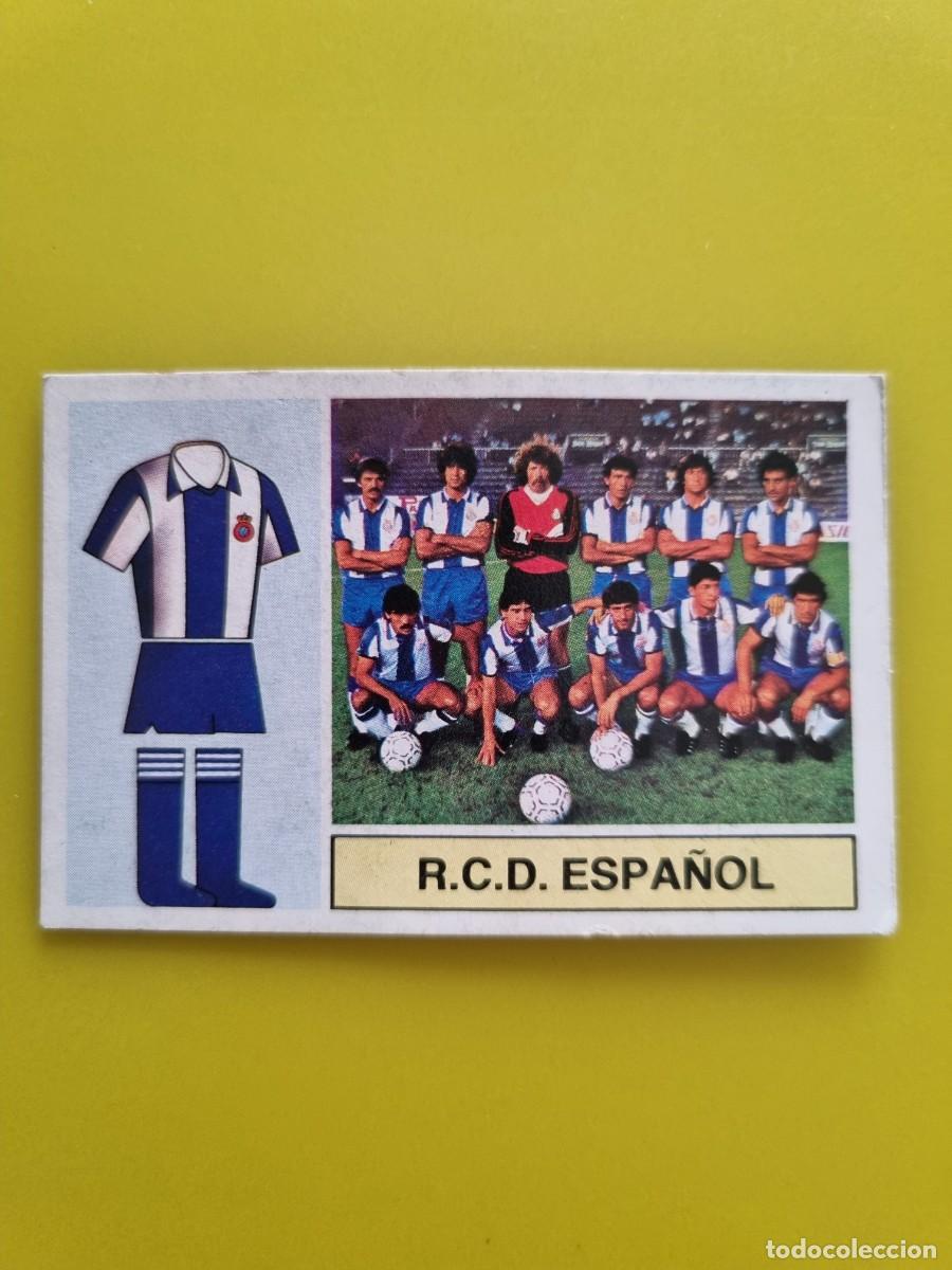 Cromos de f&uacute;tbol: CROMO DE F&Uacute;TBOL LIGA ESTE 82 83 1982 1983 ALINEACIONES RCD ESPA&Ntilde;OL DESPEGADO AR926