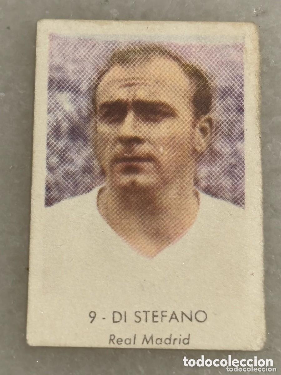 Football Stickers: Cromo f&uacute;tbol Di Stefano Real Madrid. Ruiz Romero 1957/58