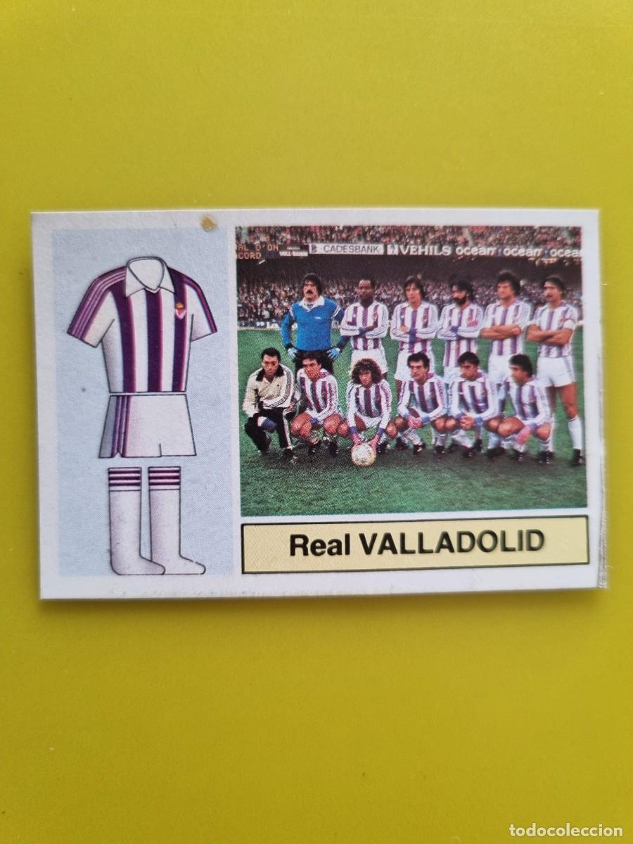 Cromos de f&uacute;tbol: CROMO DE F&Uacute;TBOL LIGA ESTE 82 83 1982 1983 ALINEACIONES REAL VALLADOLID DESPEGADO AR926