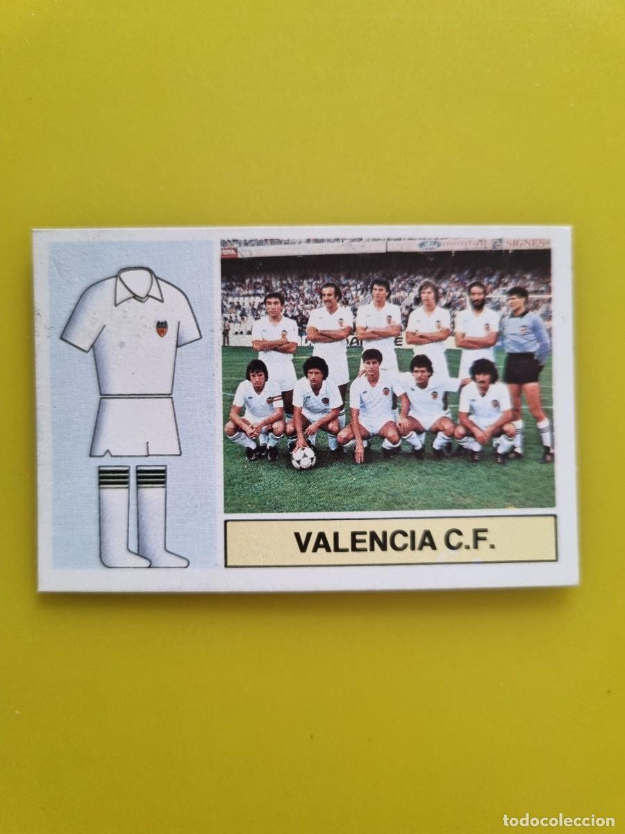 Cromos de f&uacute;tbol: CROMO DE F&Uacute;TBOL LIGA ESTE 82 83 1982 1983 ALINEACIONES VALENCIA CF DESPEGADO AR926