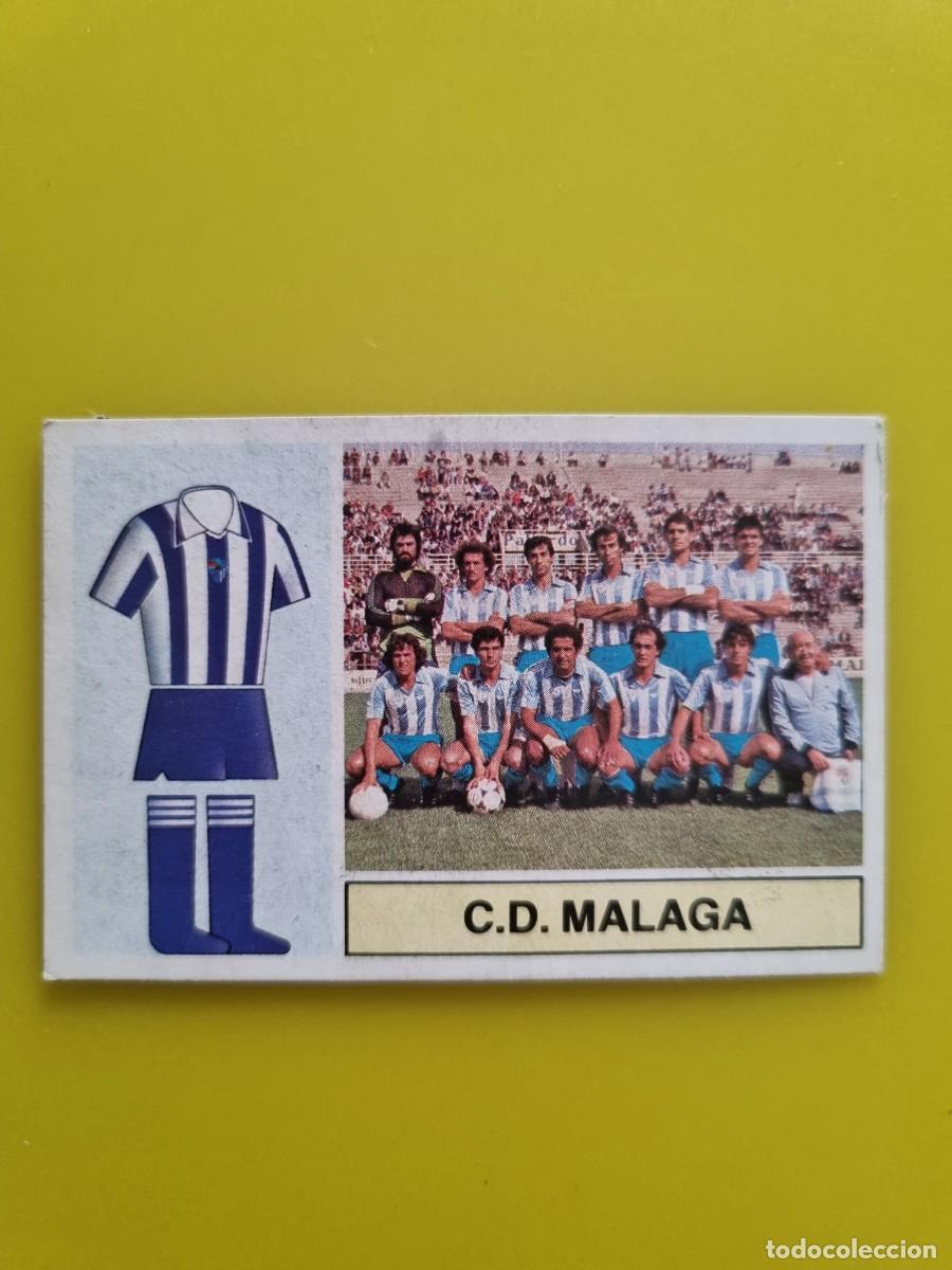 Cromos de f&uacute;tbol: CROMO DE F&Uacute;TBOL LIGA ESTE 82 83 1982 1983 ALINEACIONES CD M&Aacute;LAGA DESPEGADO AR926