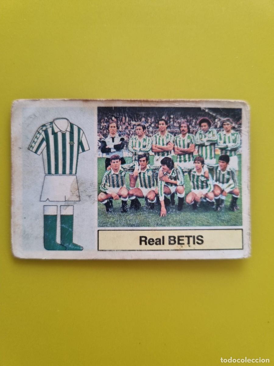 Cromos de f&uacute;tbol: CROMO DE F&Uacute;TBOL LIGA ESTE 82 83 1982 1983 ALINEACIONES REAL BETIS DESPEGADO AR926