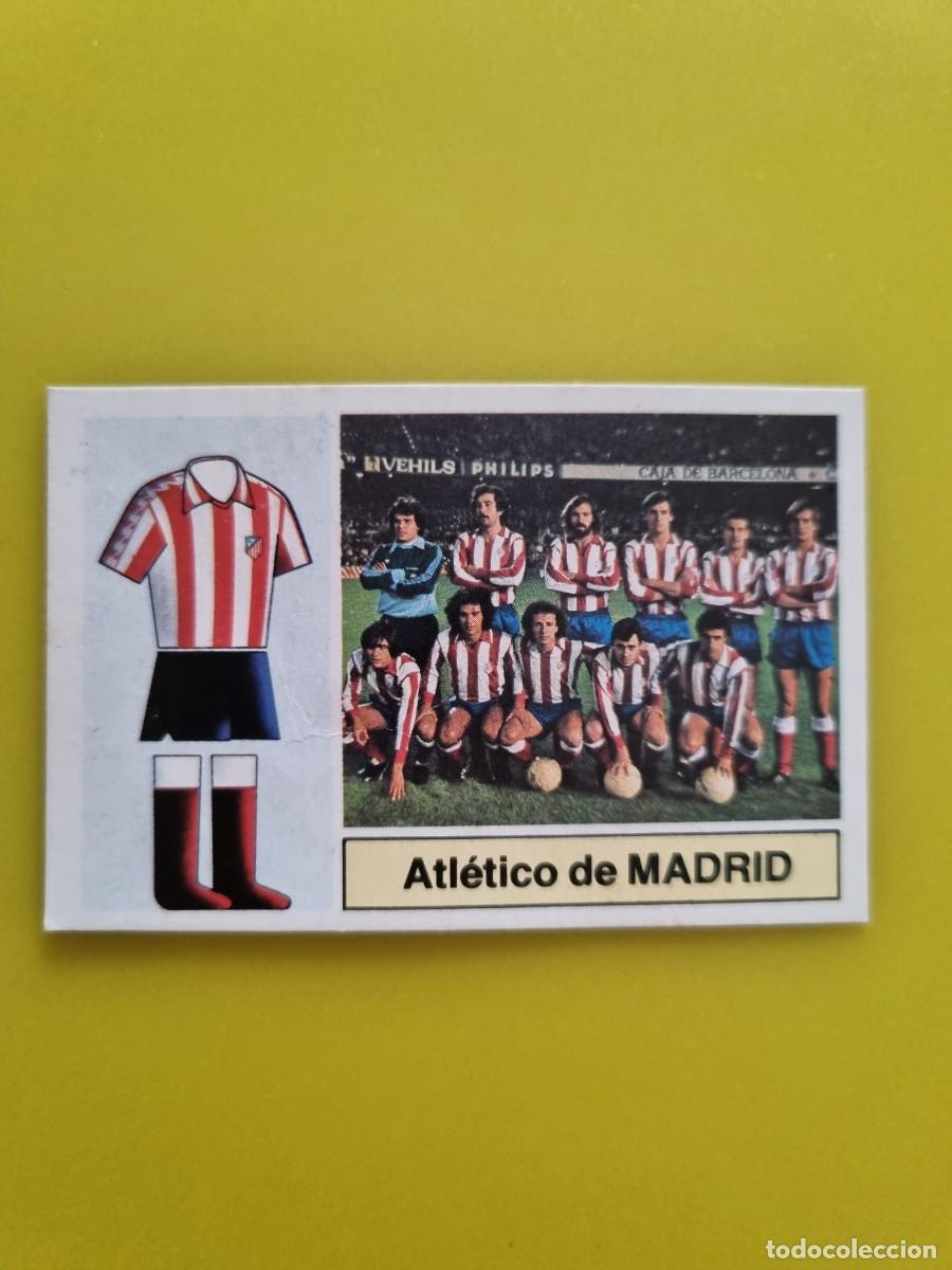Cromos de f&uacute;tbol: CROMO DE F&Uacute;TBOL LIGA ESTE 82 83 1982 1983 ALINEACIONES ATLETICO DE MADRID DESPEGADO AR926