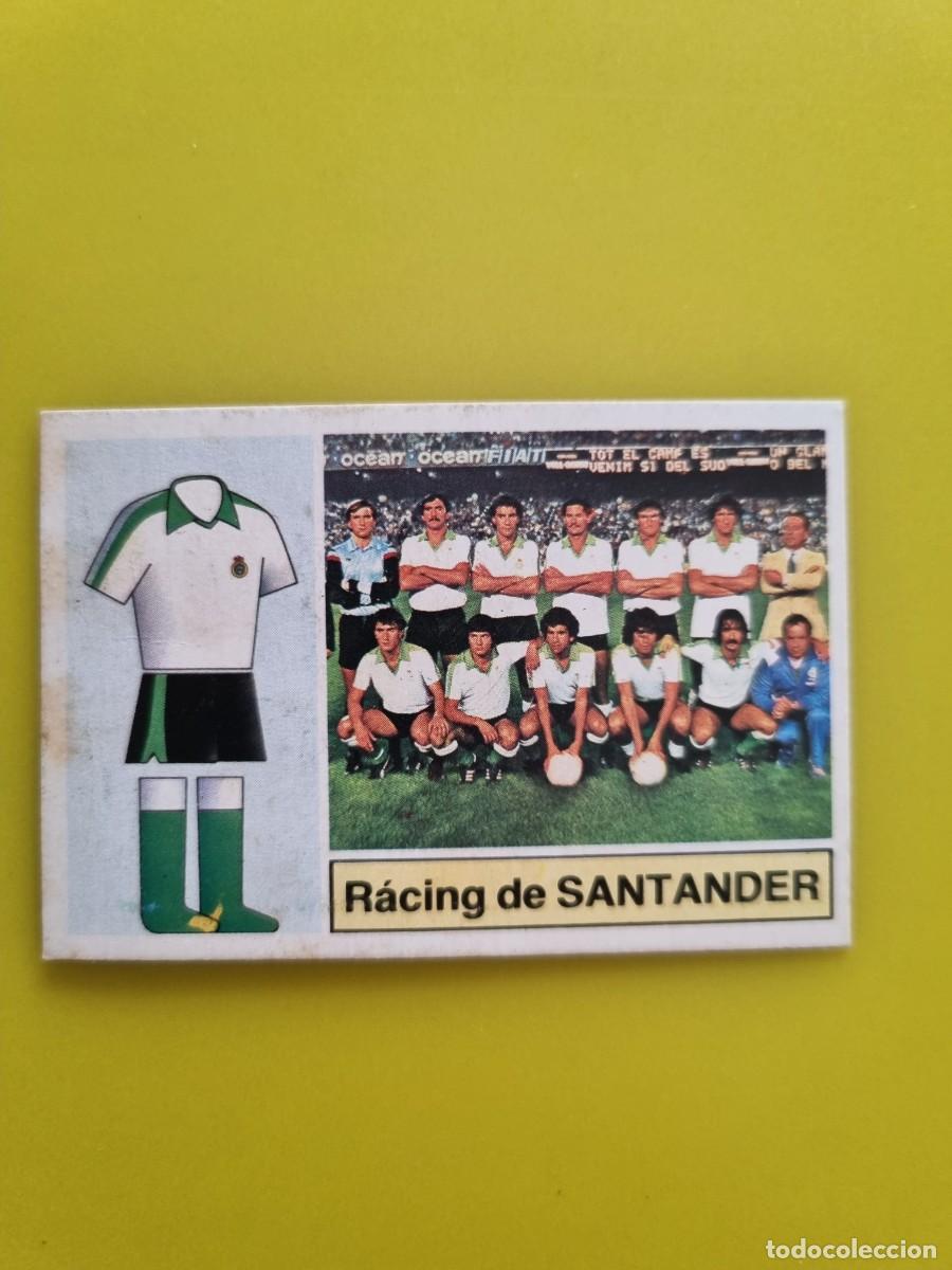 Cromos de f&uacute;tbol: CROMO DE F&Uacute;TBOL LIGA ESTE 82 83 1982 1983 ALINEACIONES RACING DE SANTANDER DESPEGADO AR926