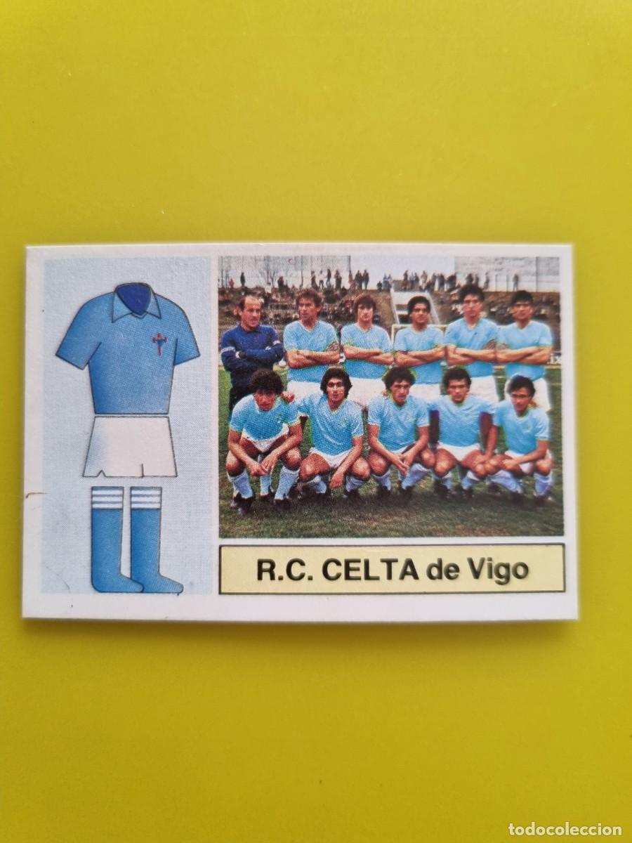 Cromos de f&uacute;tbol: CROMO DE F&Uacute;TBOL LIGA ESTE 82 83 1982 1983 ALINEACIONES RC CELTA DE VIGO DESPEGADO AR926
