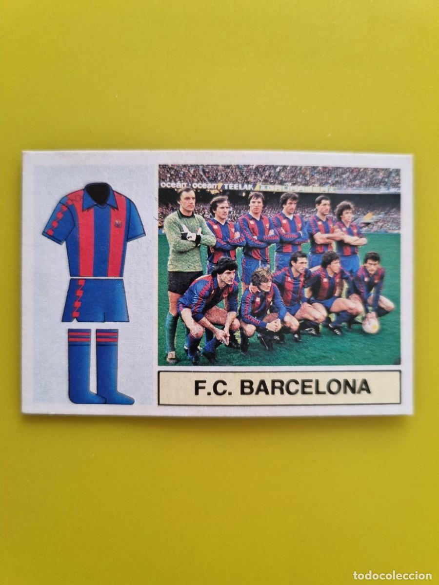 Cromos de f&uacute;tbol: CROMO DE F&Uacute;TBOL LIGA ESTE 82 83 1982 1983 ALINEACIONES FC BARCELONA DESPEGADO AR926