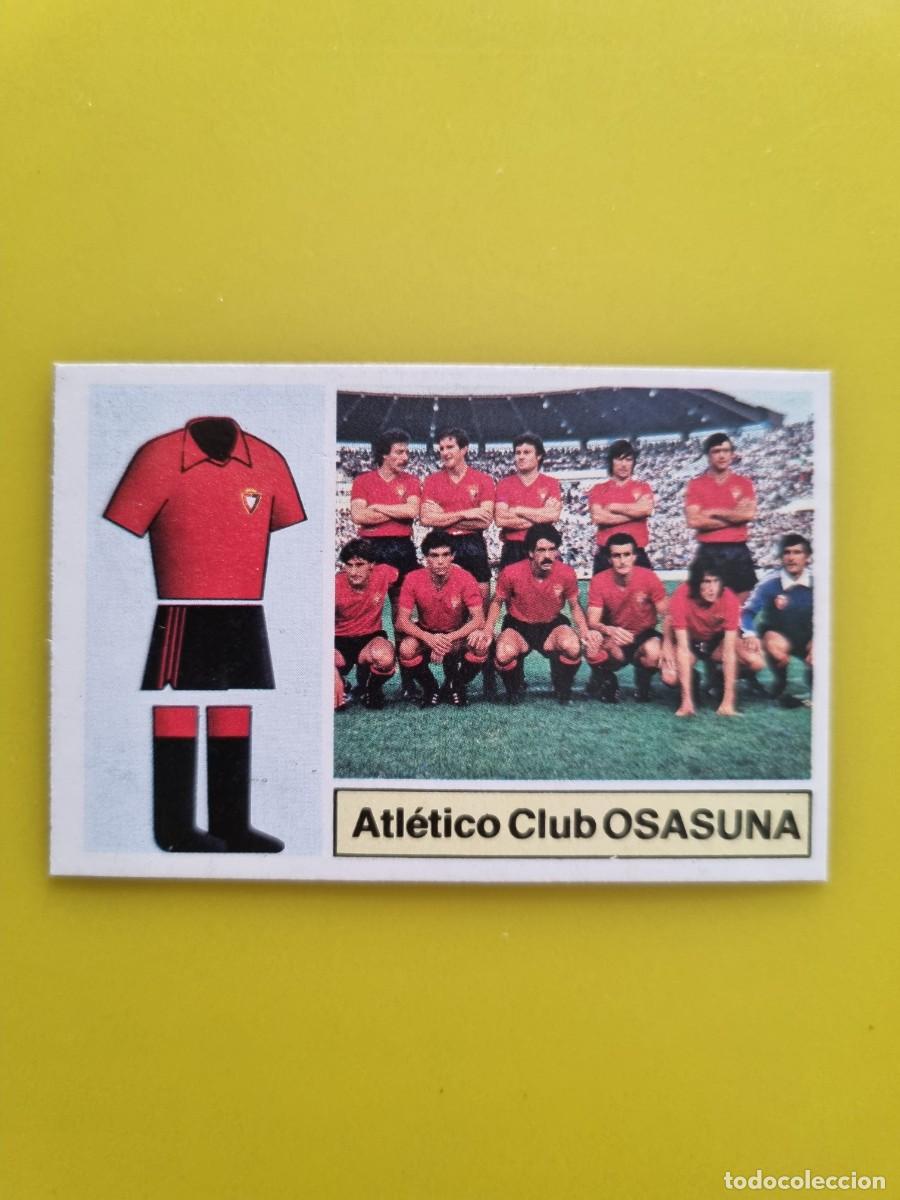 Fu&szlig;ball-Sticker: CROMO DE F&Uacute;TBOL LIGA ESTE 82 83 1982 1983 ALINEACIONES AC OSASUNA DESPEGADO AR926