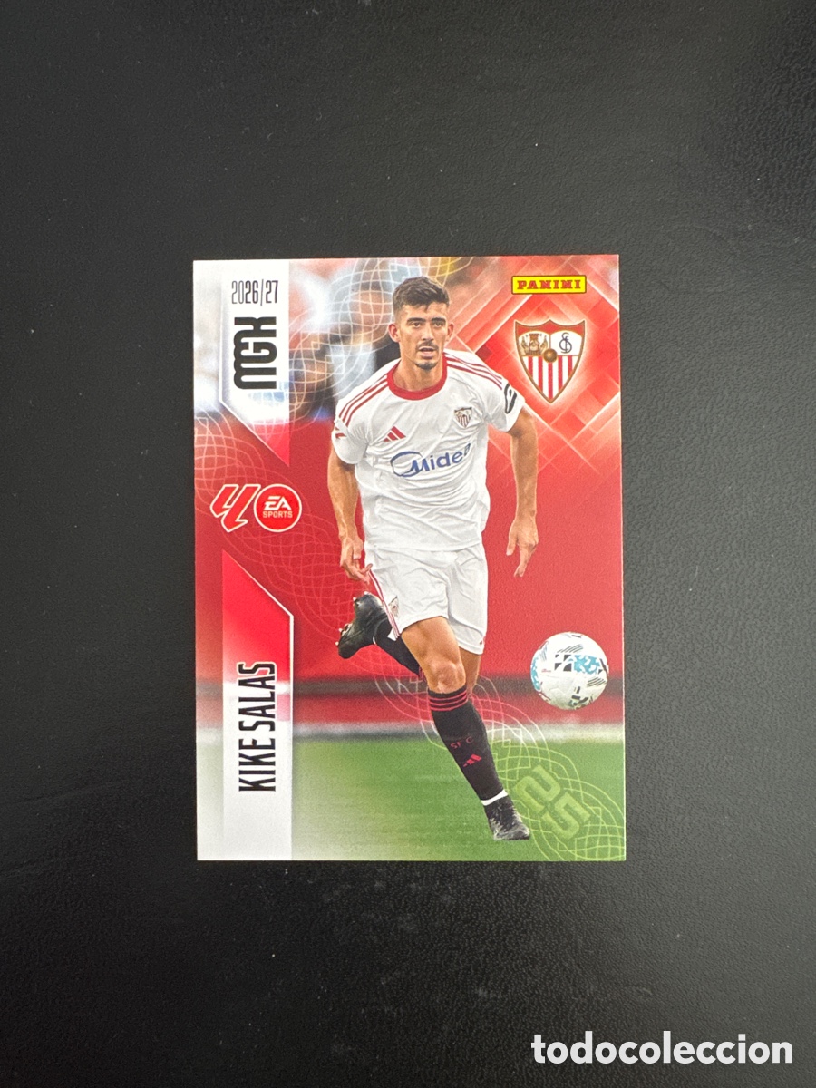 Fu&szlig;ball-Sticker: KIKE SALAS SEVILLA NUMERO 330 MEGACRACKS 2026 2027