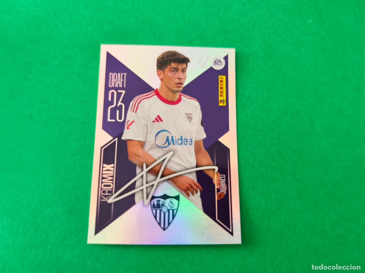 Cromos de f&uacute;tbol: CROMO FUTBOL JUANLU SEVILLA F.C. SIN PEGAR N&ordm; K14 KROMIX LIGA ESTE 2026-2027/26-27