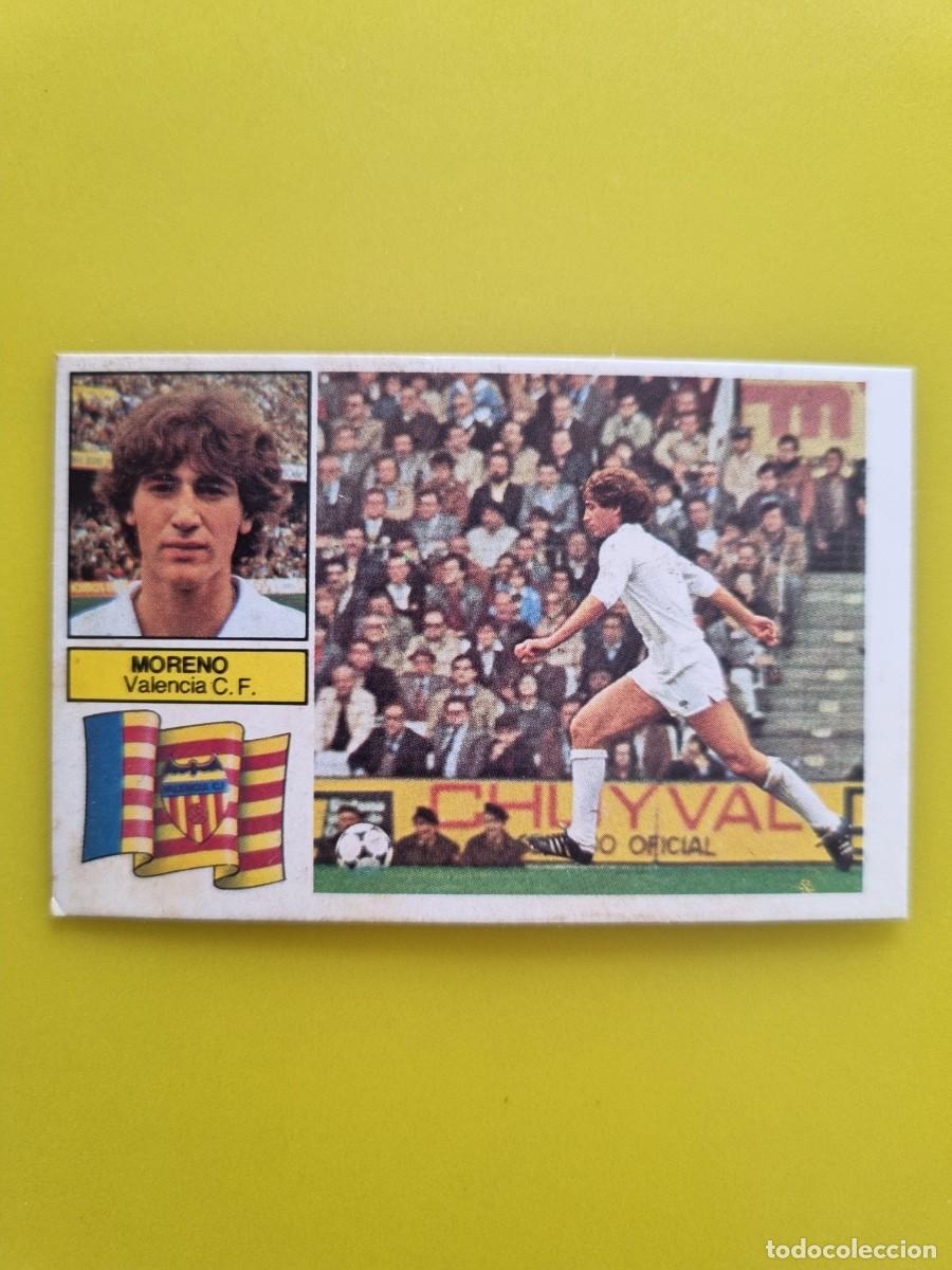 Cromos de f&uacute;tbol: CROMO DE F&Uacute;TBOL LIGA ESTE 82 83 1982 1983 MORENO DESPEGADO VALENCIA CF AR926