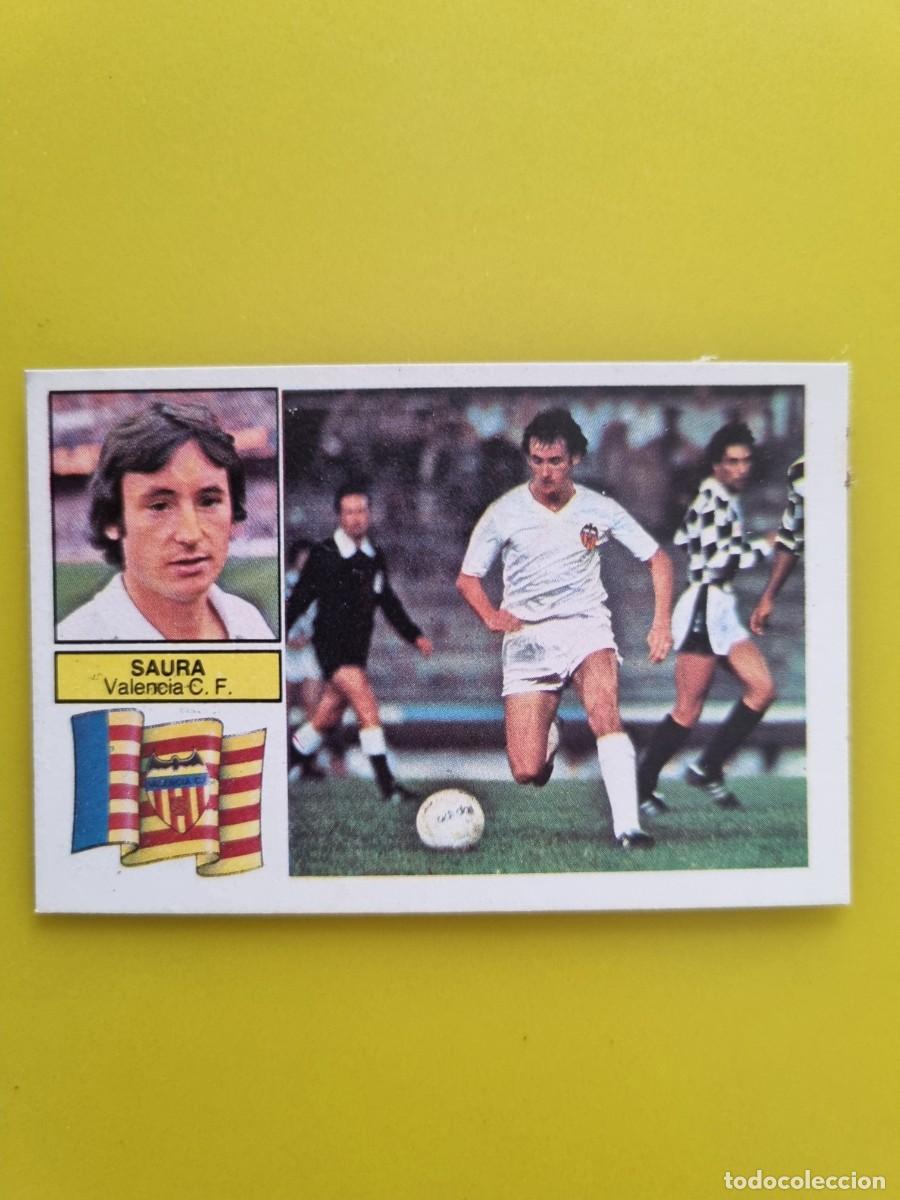 Cromos de f&uacute;tbol: CROMO DE F&Uacute;TBOL LIGA ESTE 82 83 1982 1983 SAURA DESPEGADO VALENCIA CF AR926