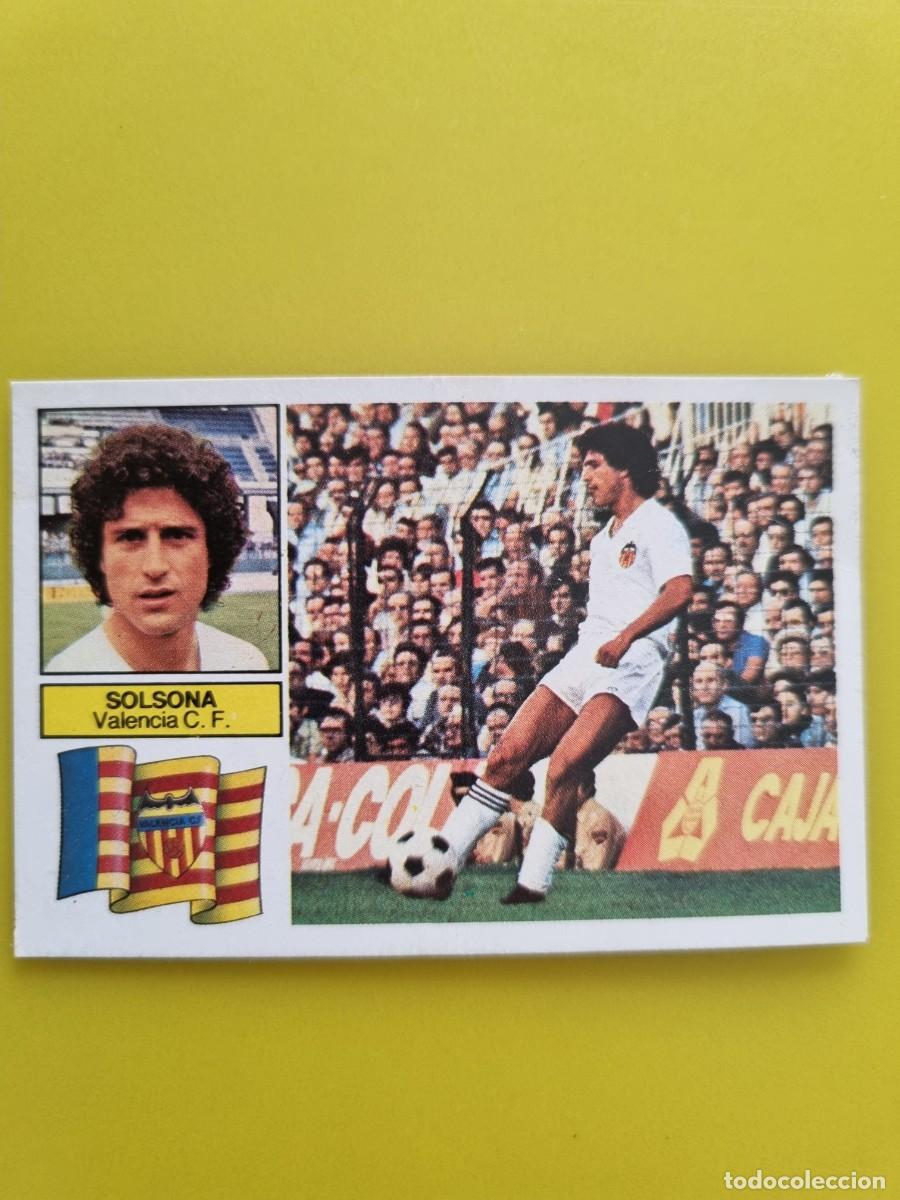 Cromos de f&uacute;tbol: CROMO DE F&Uacute;TBOL LIGA ESTE 82 83 1982 1983 SOLSONA DESPEGADO VALENCIA CF AR926