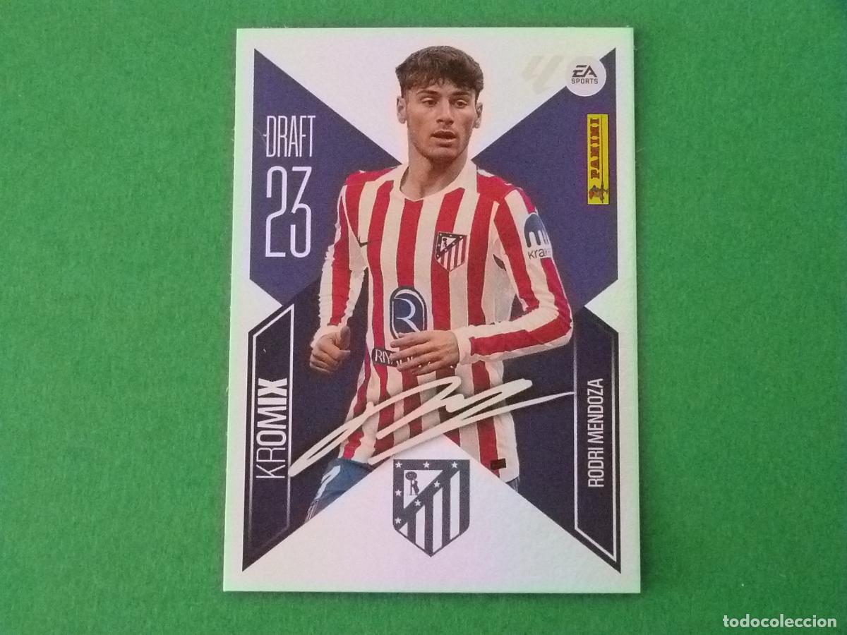 Cromos de f&uacute;tbol: CROMO FUTBOL RODRI MENDOZA ATLETICO DE MADRID SIN PEGAR N&ordm; K21 KROMIX LIGA ESTE 2026-2027/26-27