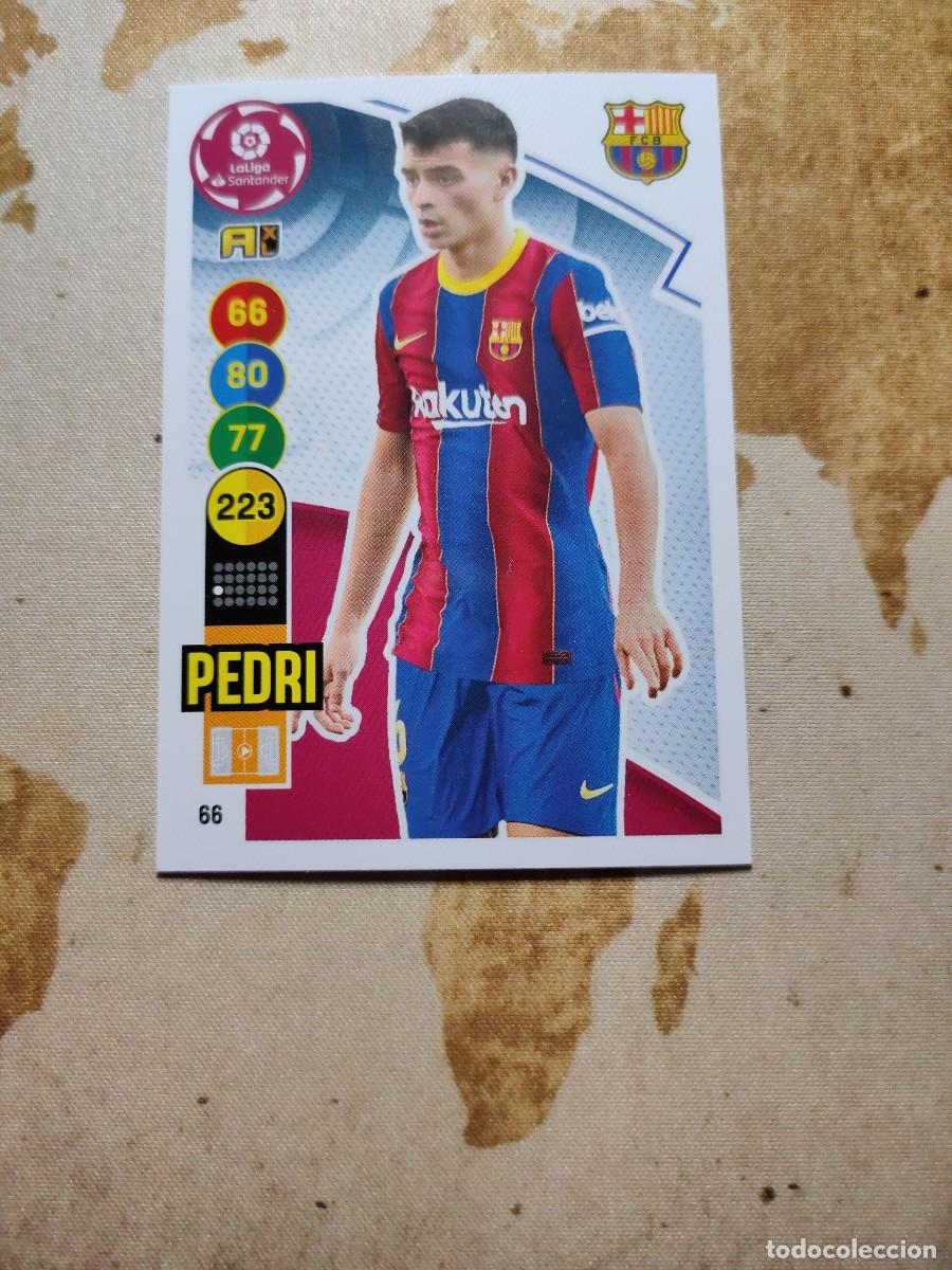 Cromos de f&uacute;tbol: Barcelona 66 PEDRI Adrenalyn 2020-21