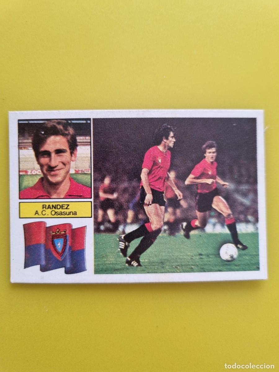 Cromos de f&uacute;tbol: CROMO DE F&Uacute;TBOL LIGA ESTE 82 83 1982 1983 RANDEZ DESPEGADO AC OSASUNA AR926