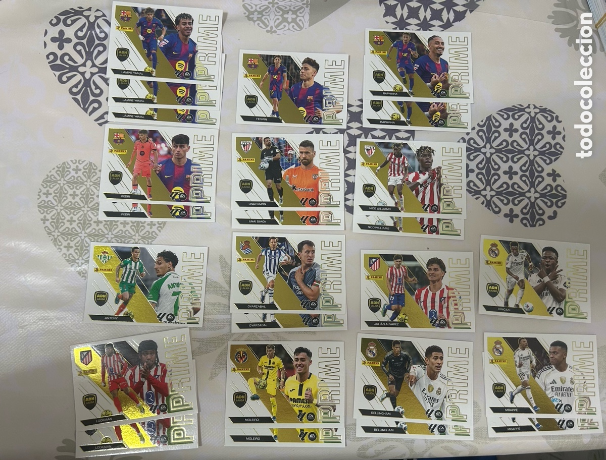 Cromos de f&uacute;tbol: Liga este 26/27 cromos prime