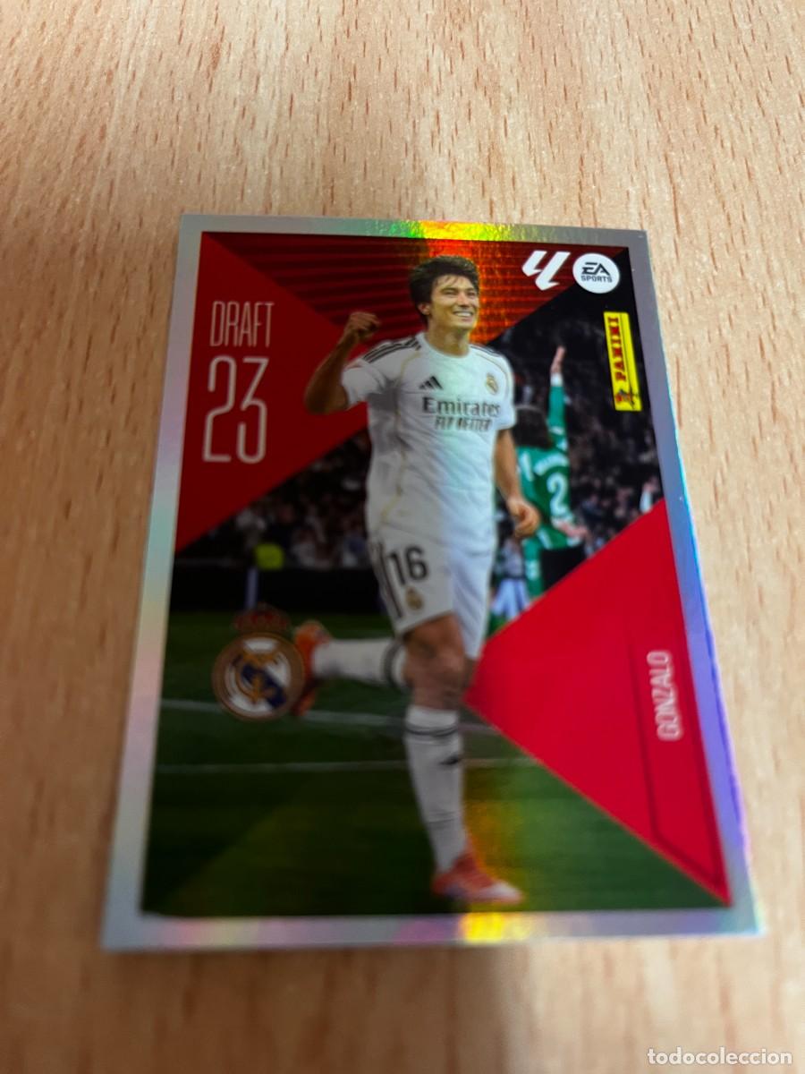 Cromos de f&uacute;tbol: LIGA ESTE 2026 2027 26 27 PANINI N&ordm; 9 GONZALO REAL MADRID DRAFT 23