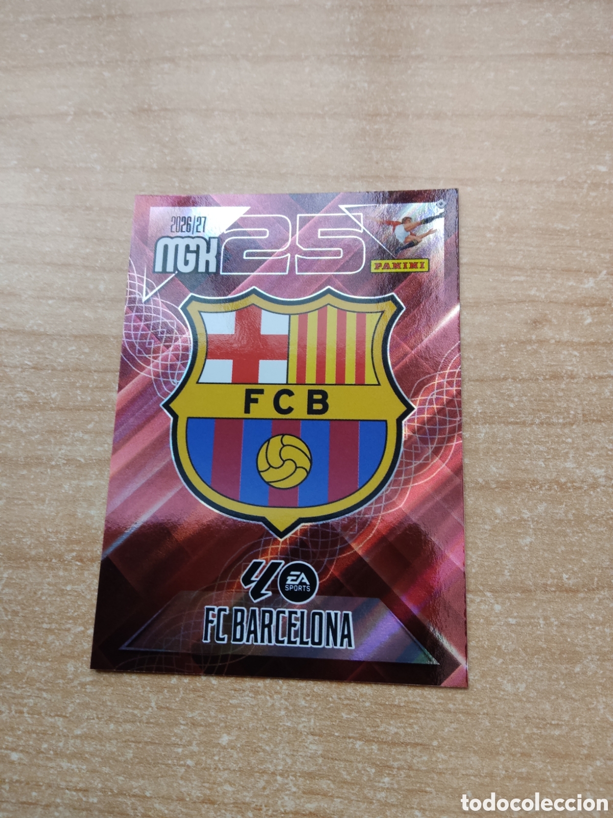 Cromos de f&uacute;tbol: 73 ESCUDO BARCELONA MEGACRACKS 2026 2027