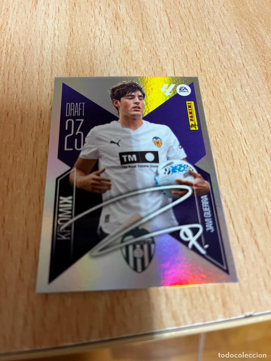 Cromos de f&uacute;tbol: LIGA ESTE 2026 2027 26 27 PANINI N&ordm; K12 JAVI GUERRA VALENCIA DRAFT 23 KROMIX