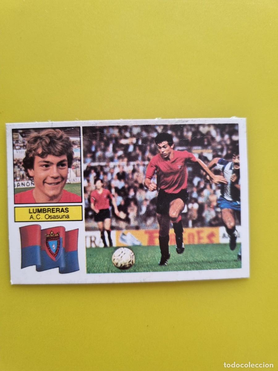 Cromos de f&uacute;tbol: CROMO DE F&Uacute;TBOL LIGA ESTE 82 83 1982 1983 LUMBRERAS DESPEGADO AC OSASUNA AR926