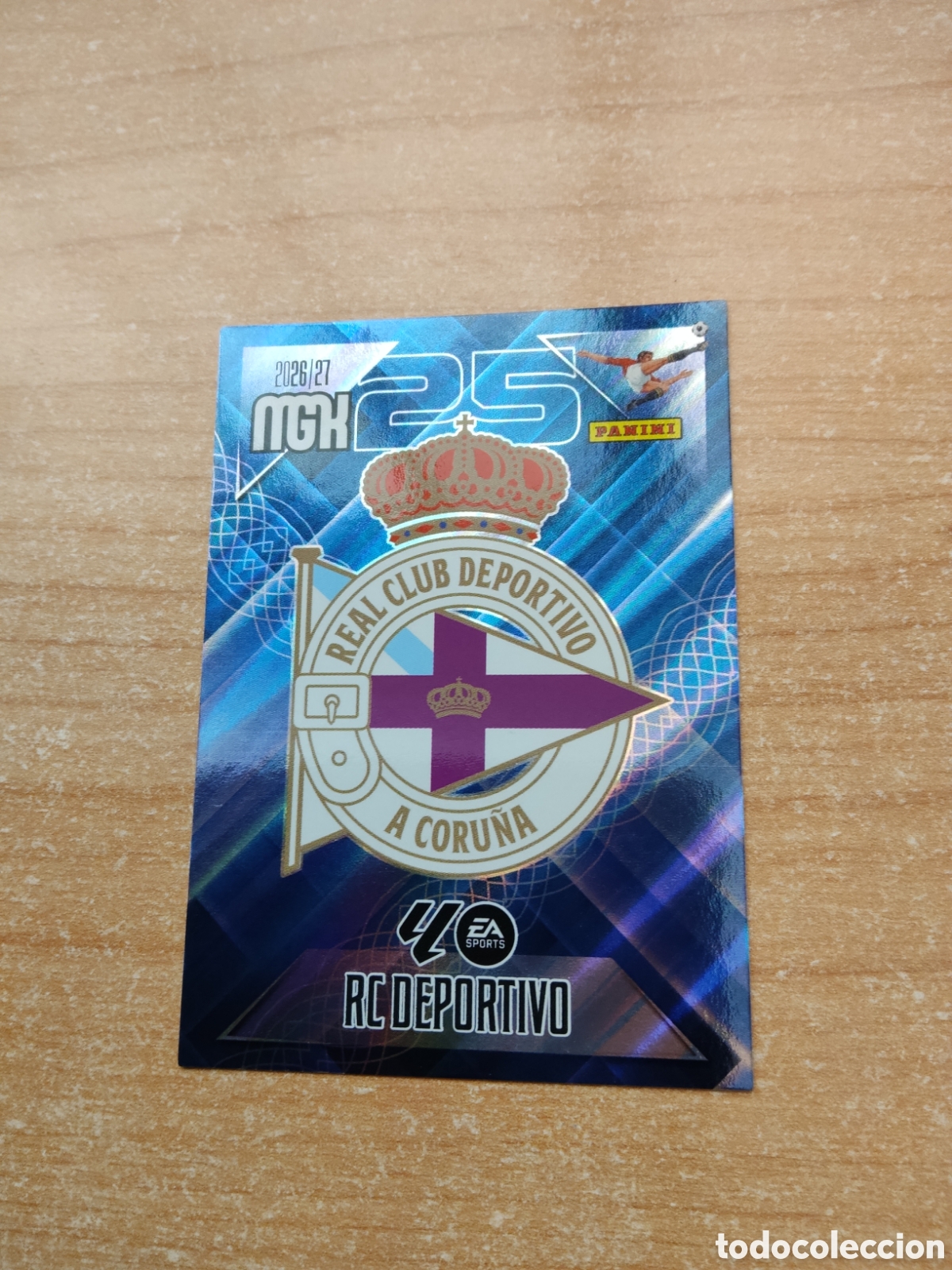 Cromos de f&uacute;tbol: 127 ESCUDO DEPORTIVO CORU&Ntilde;A MEGACRACKS 2026 2027