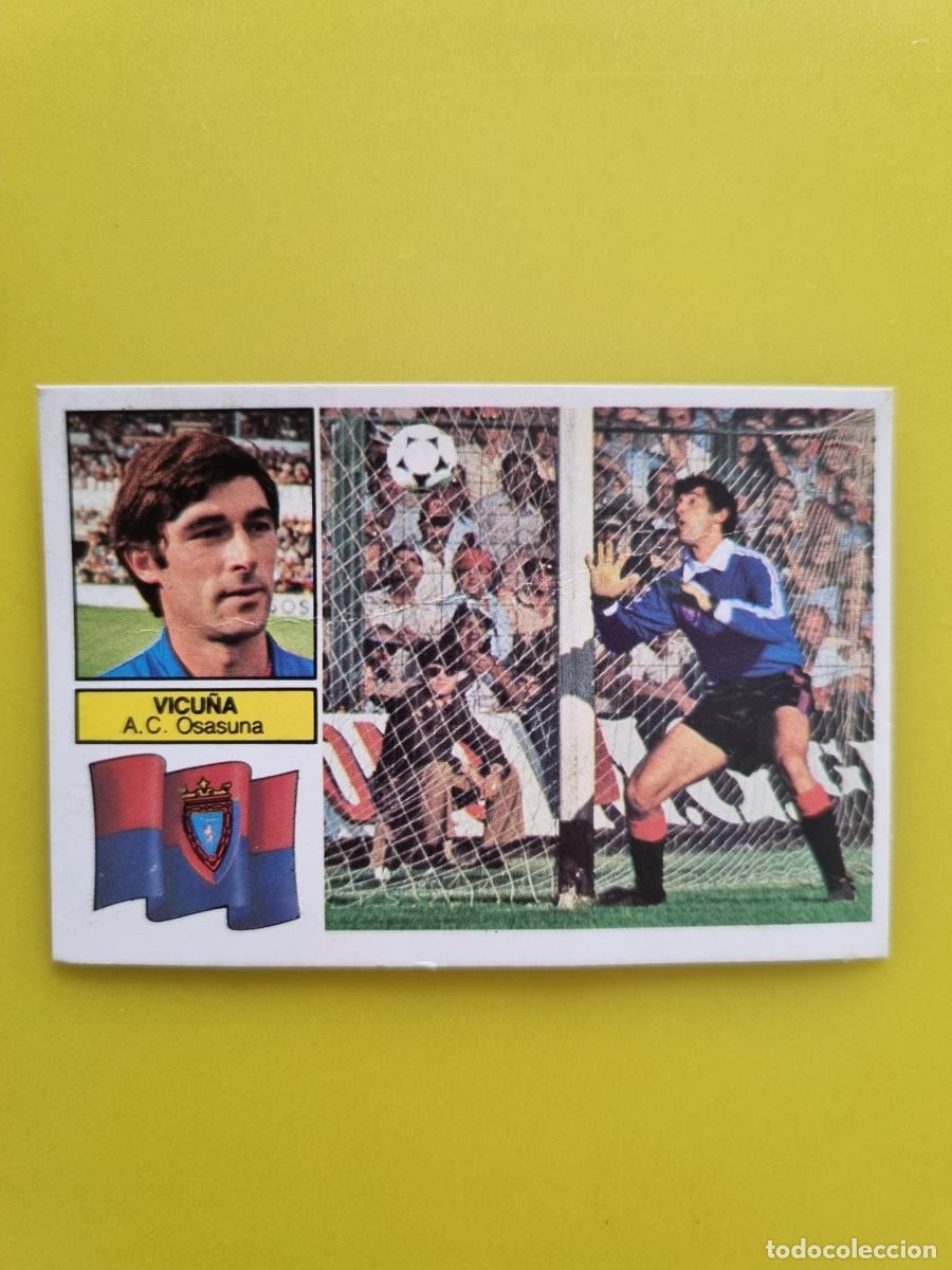 Cromos de f&uacute;tbol: CROMO DE F&Uacute;TBOL LIGA ESTE 82 83 1982 1983 VICU&Ntilde;A DEDESPEGADO AC OSASUNA AR926