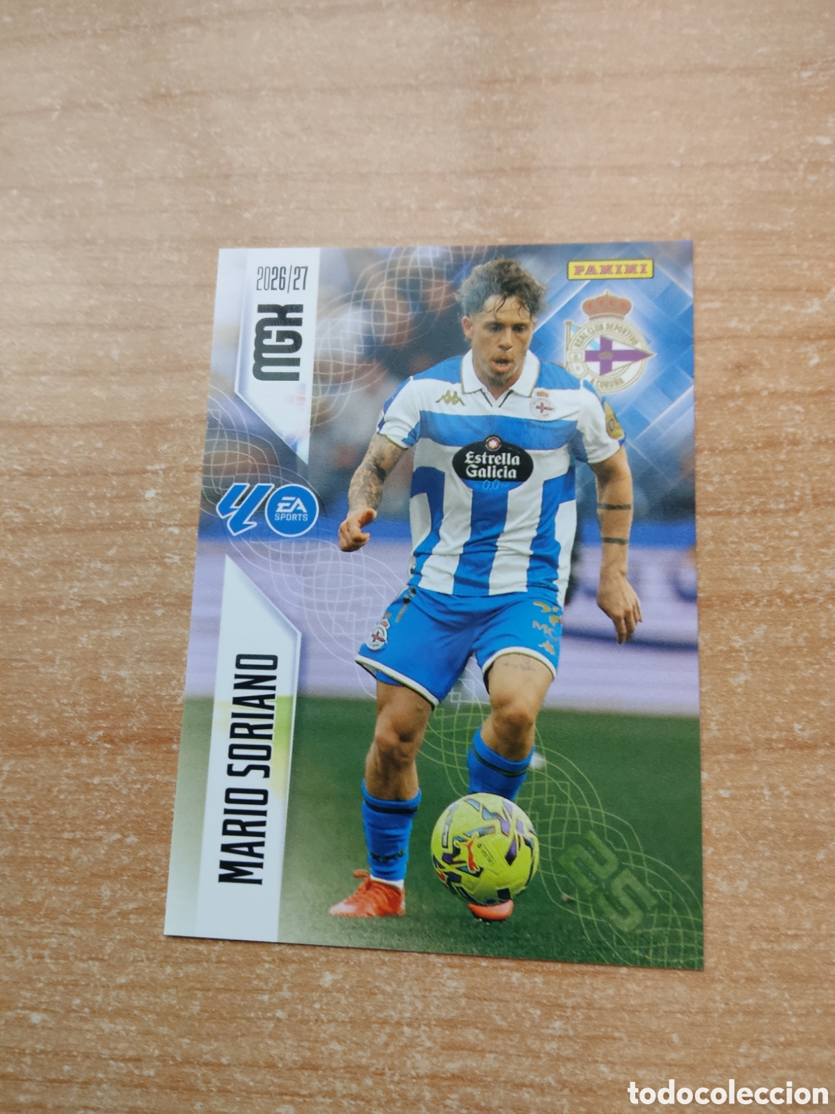 Cromos de f&uacute;tbol: 138 MARIO SORIANO DEPORTIVO CORU&Ntilde;A MEGACRACKS 2026 2027