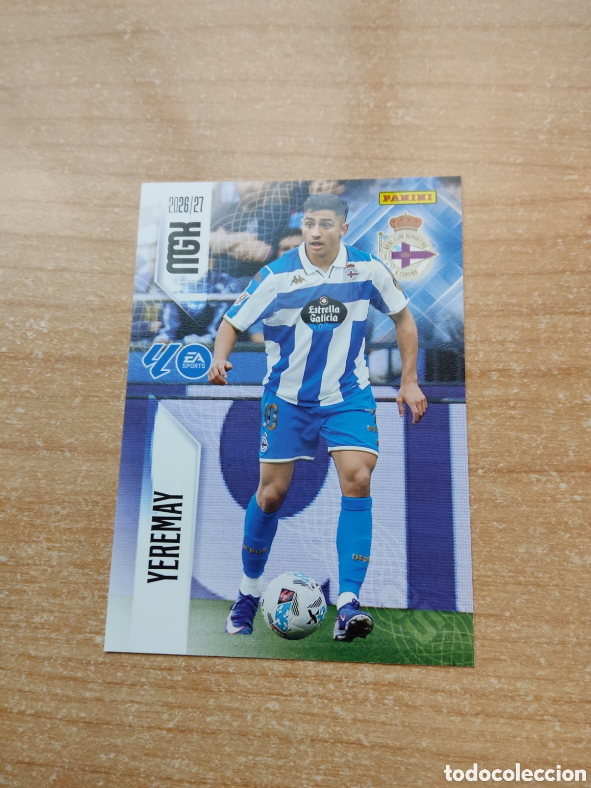 Cromos de f&uacute;tbol: 142 YEREMAY DEPORTIVO CORU&Ntilde;A MEGACRACKS 2026 2027