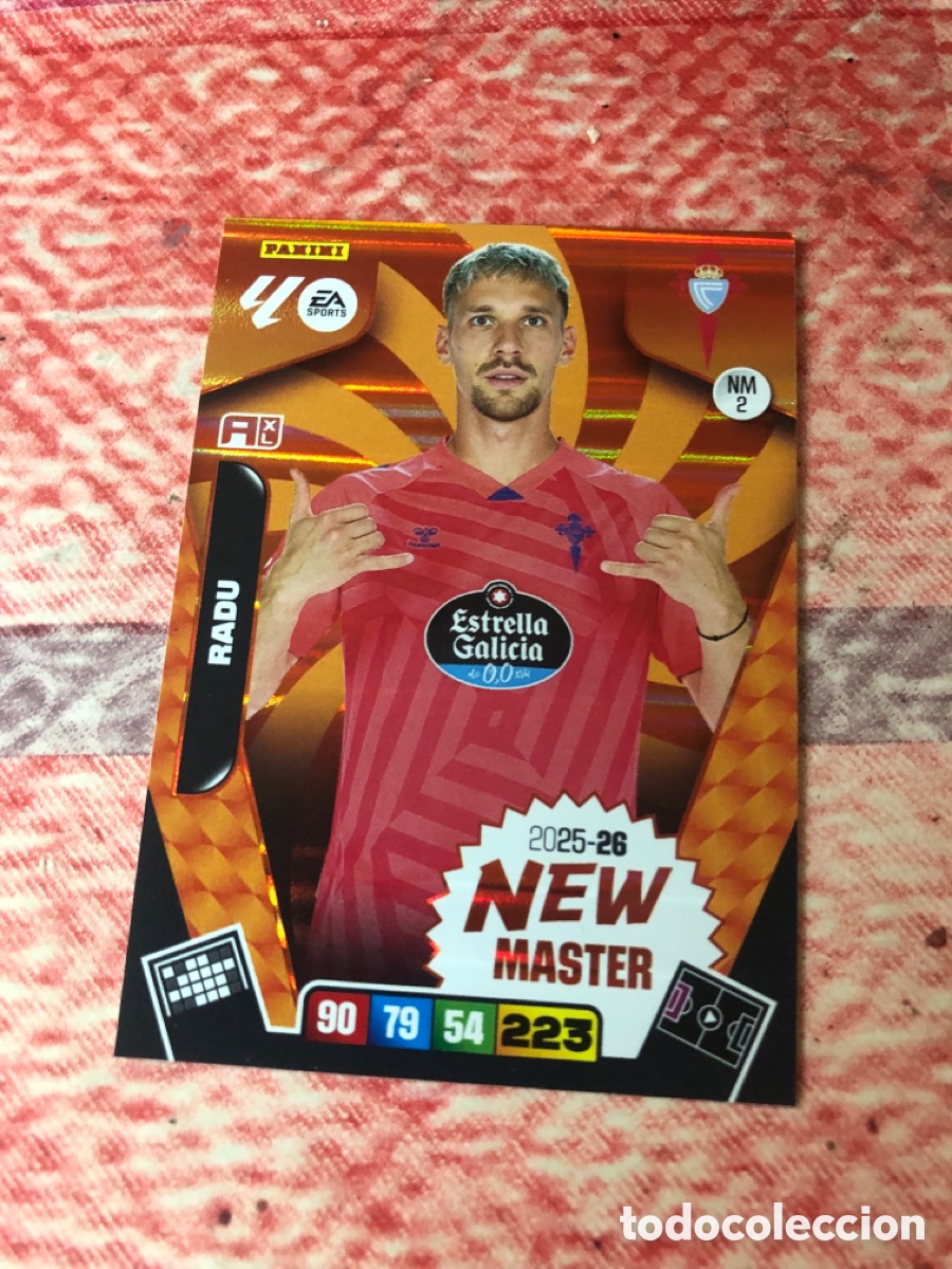 Cromos de f&uacute;tbol: L3 RADU CELTA DE VIGO NEW MASTER 2 ADRENALYN XL LIGA 2025/2026 25 26 PANINI