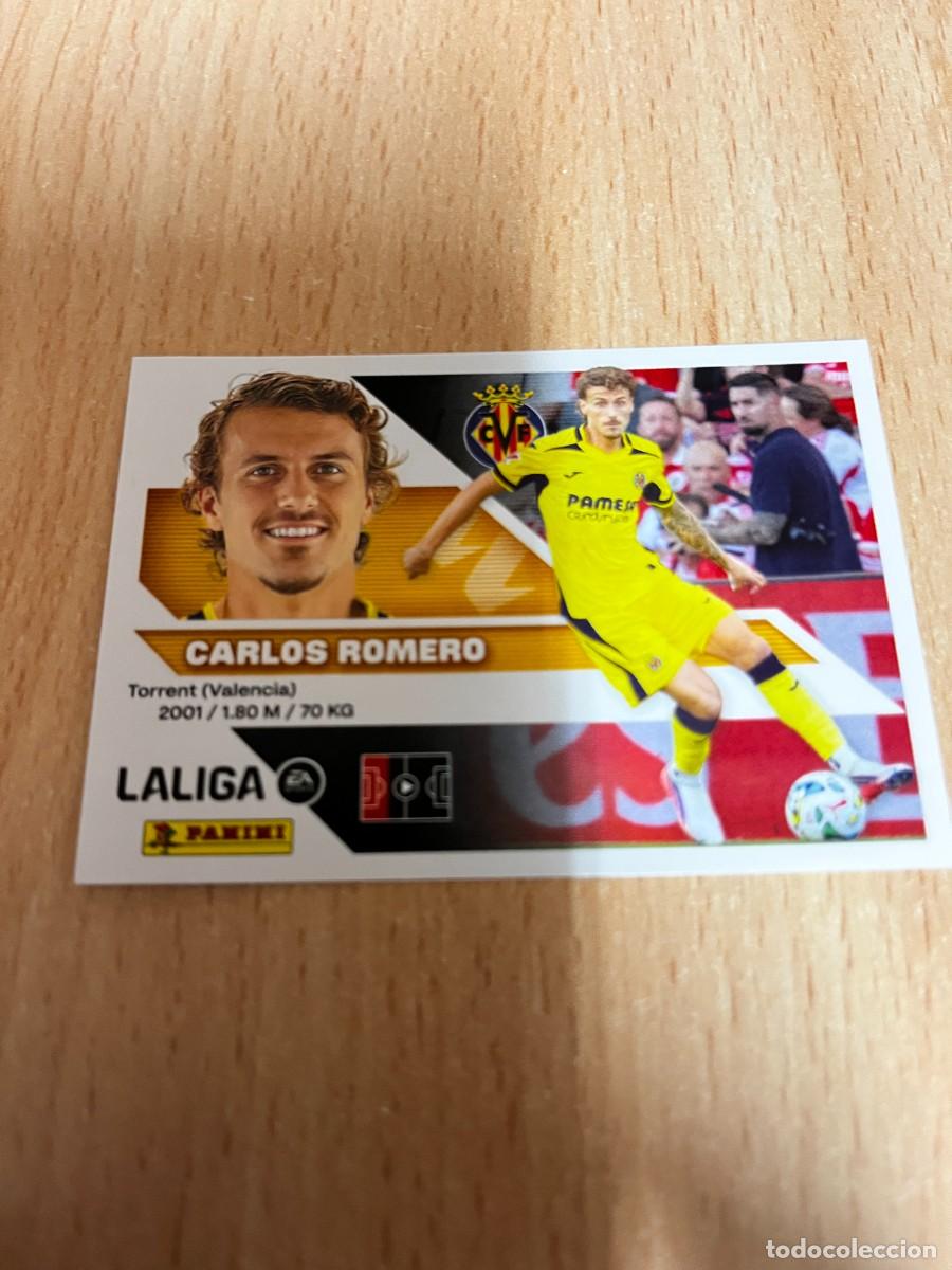 Cromos de f&uacute;tbol: LIGA ESTE 2026 2027 26 27 PANINI N&ordm; 4 CARLOS ROMERO VILLARREAL FICHAJE
